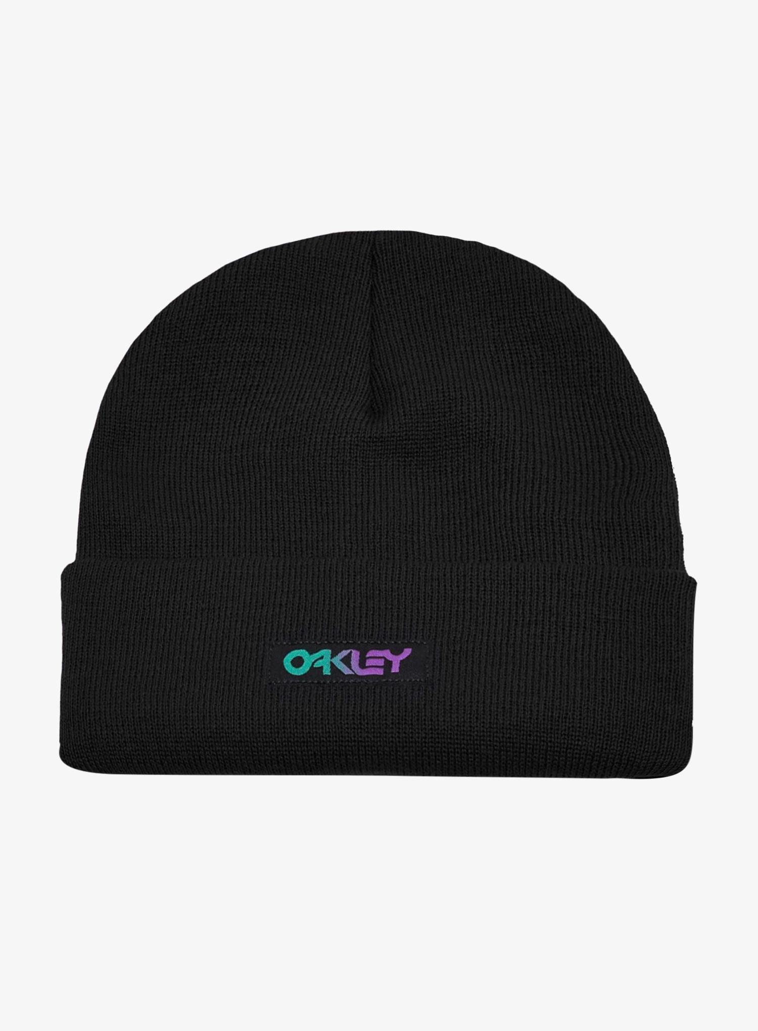 Zimní čepice Oakley B1B Gradient Patch Beanie - blackout