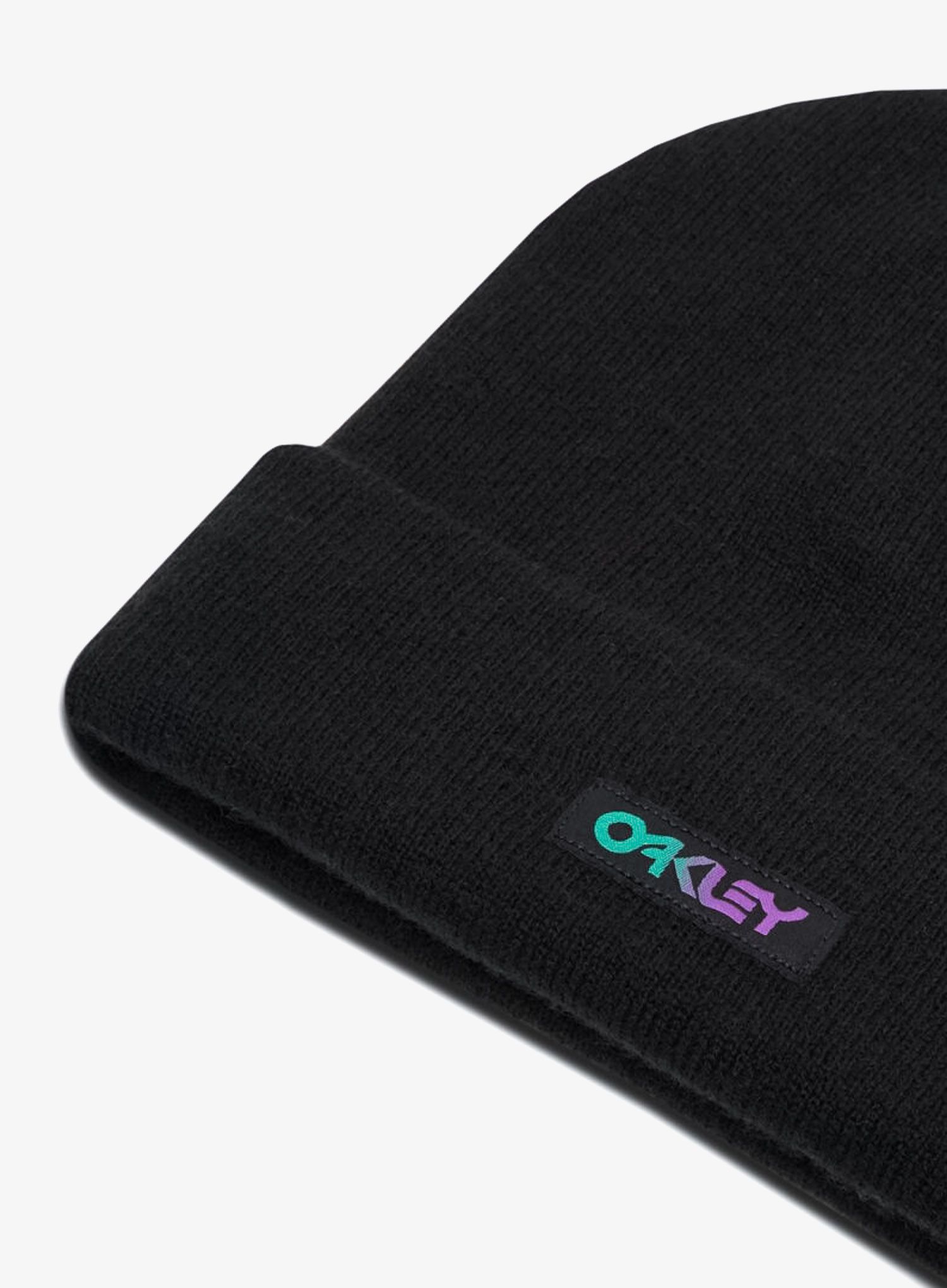 Zimní čepice Oakley B1B Gradient Patch Beanie - blackout