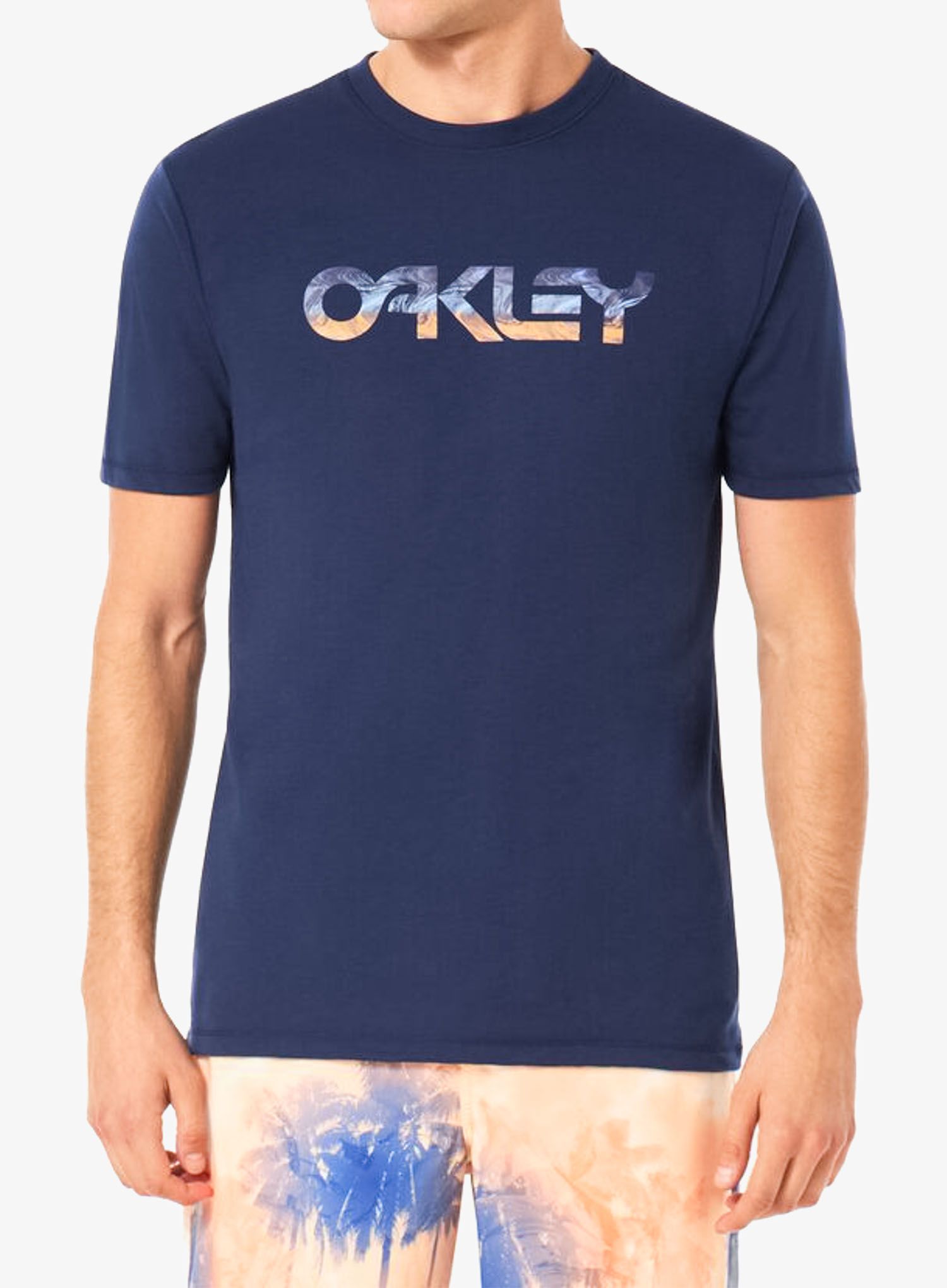 Rychleschnoucí triko Oakley B1B Sun Tee - team navy