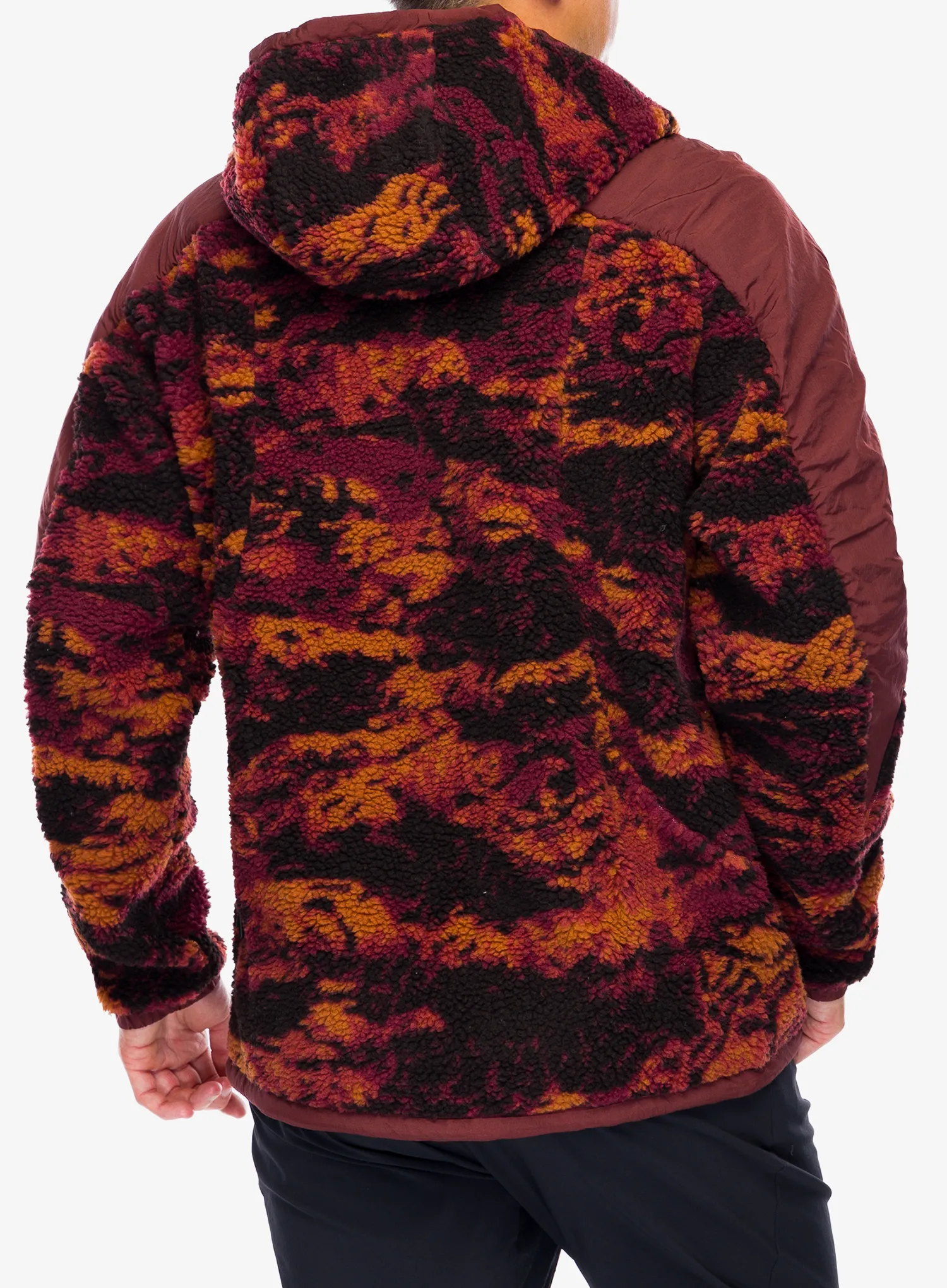 Fleecová mikina Oakley Caribou Full Zip Sherpa - tiger camo red