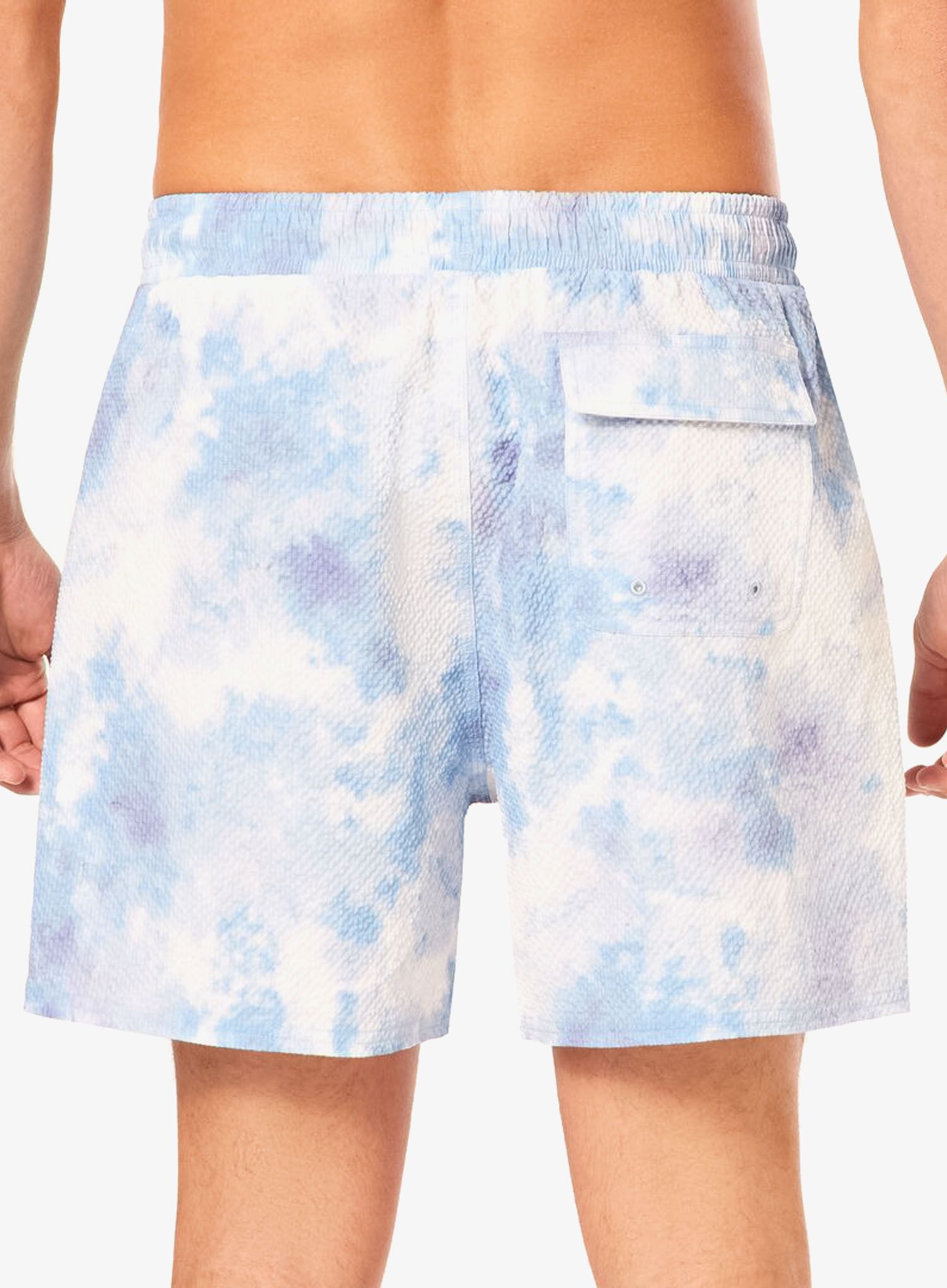 Kraťasy Oakley Deco Palms Rc Beachshort - tie dye clouds lt blue