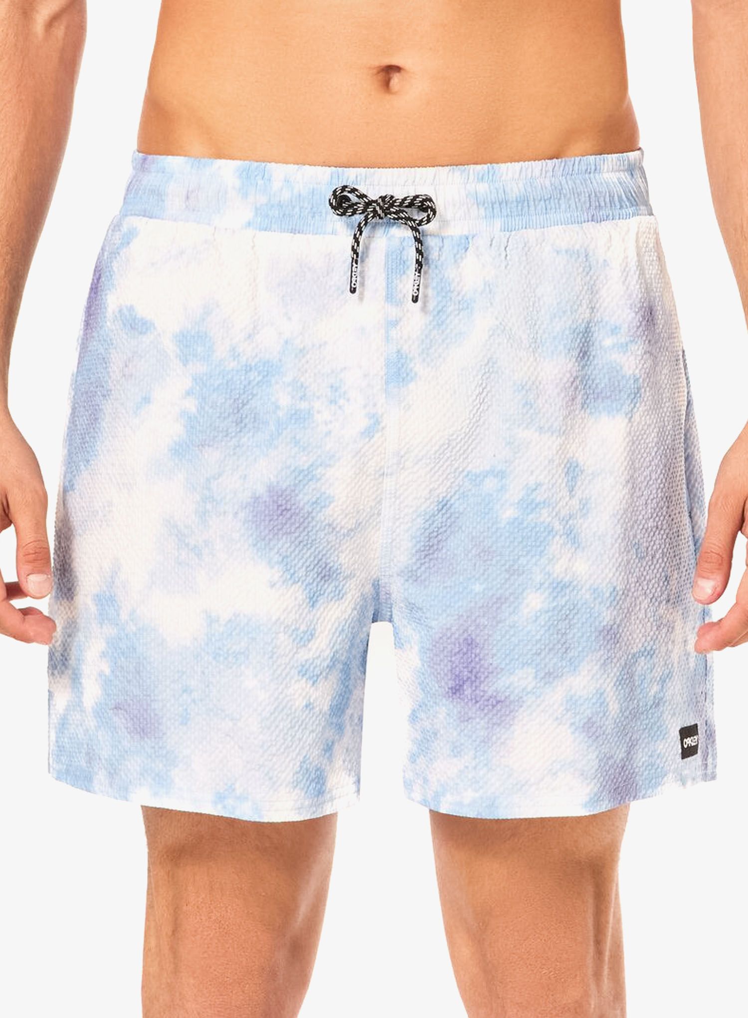 Kraťasy Oakley Deco Palms Rc Beachshort - tie dye clouds lt blue