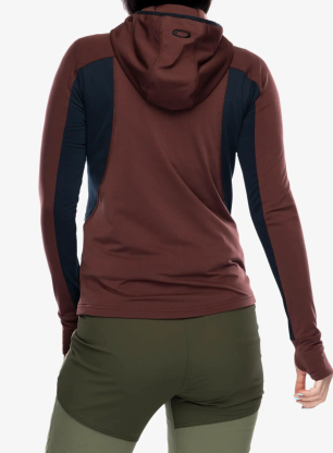 Mikina s kapucí Oakley Drift Tech Fleece - blackout/grenache