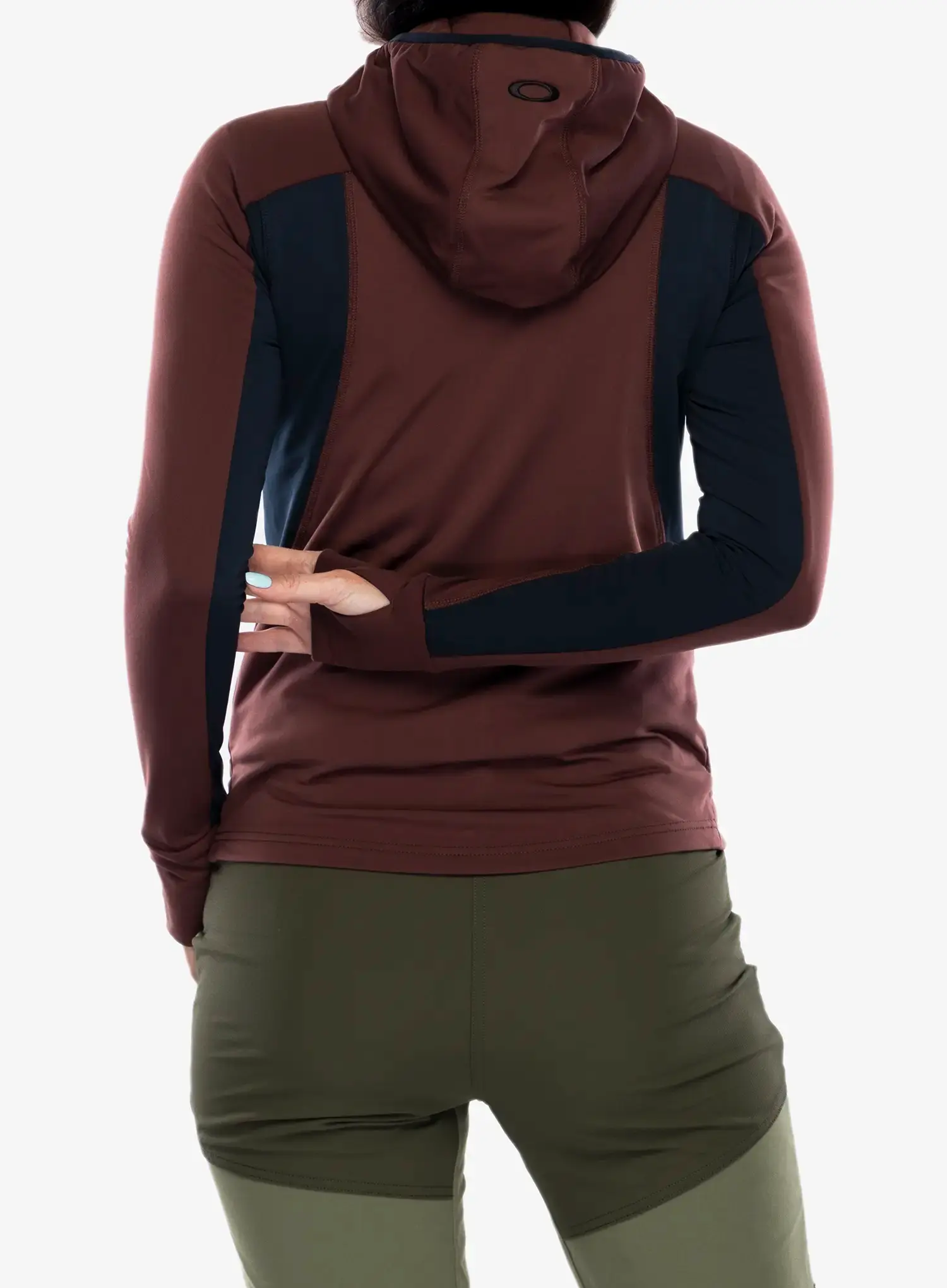 Mikina s kapucí Oakley Drift Tech Fleece - blackout/grenache