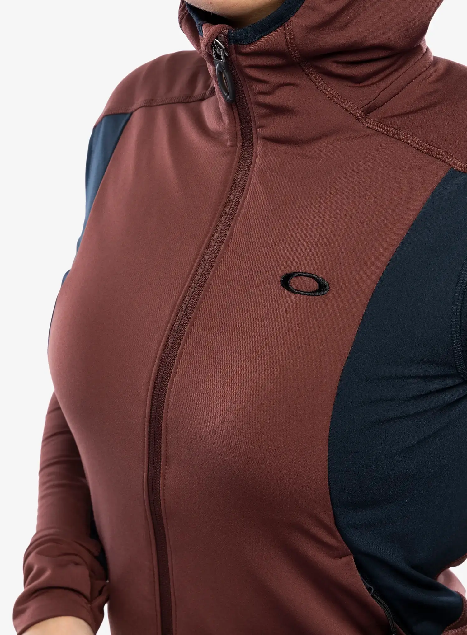 Mikina s kapucí Oakley Drift Tech Fleece - blackout/grenache