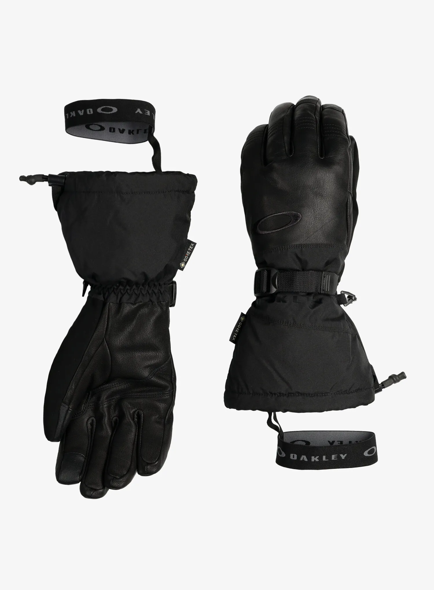 Rukavice na hory Oakley Ellipse Goatskin Gauntlet Gloves - blackout
