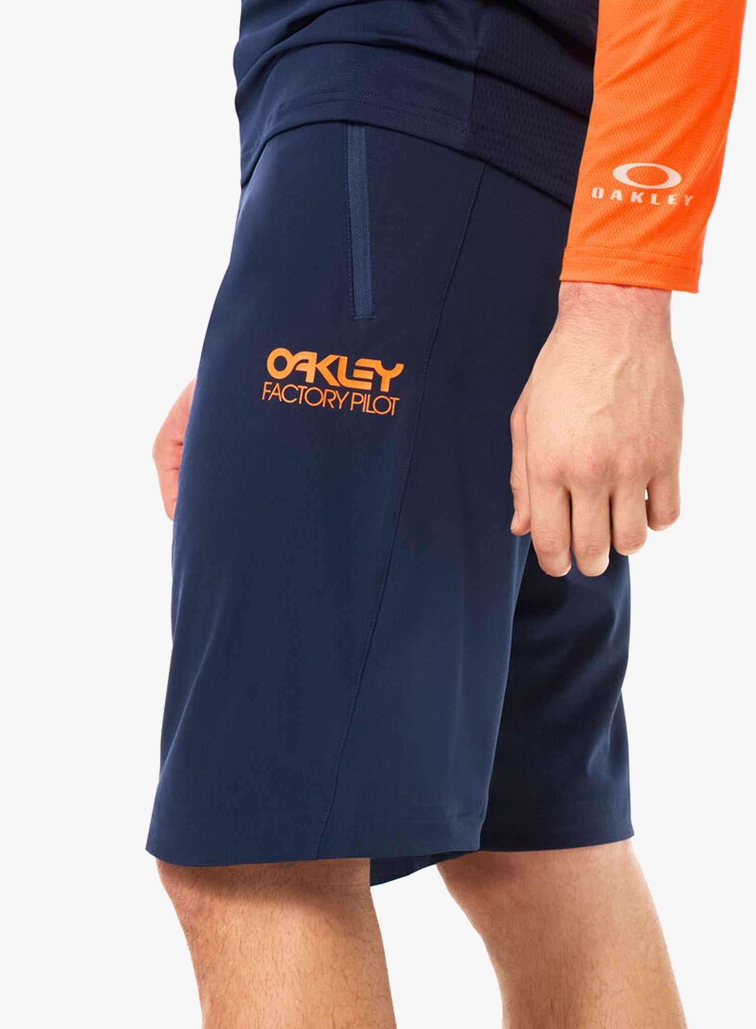 Cyklistické kraťasy Oakley Factory Pilot Lite Short - team navy