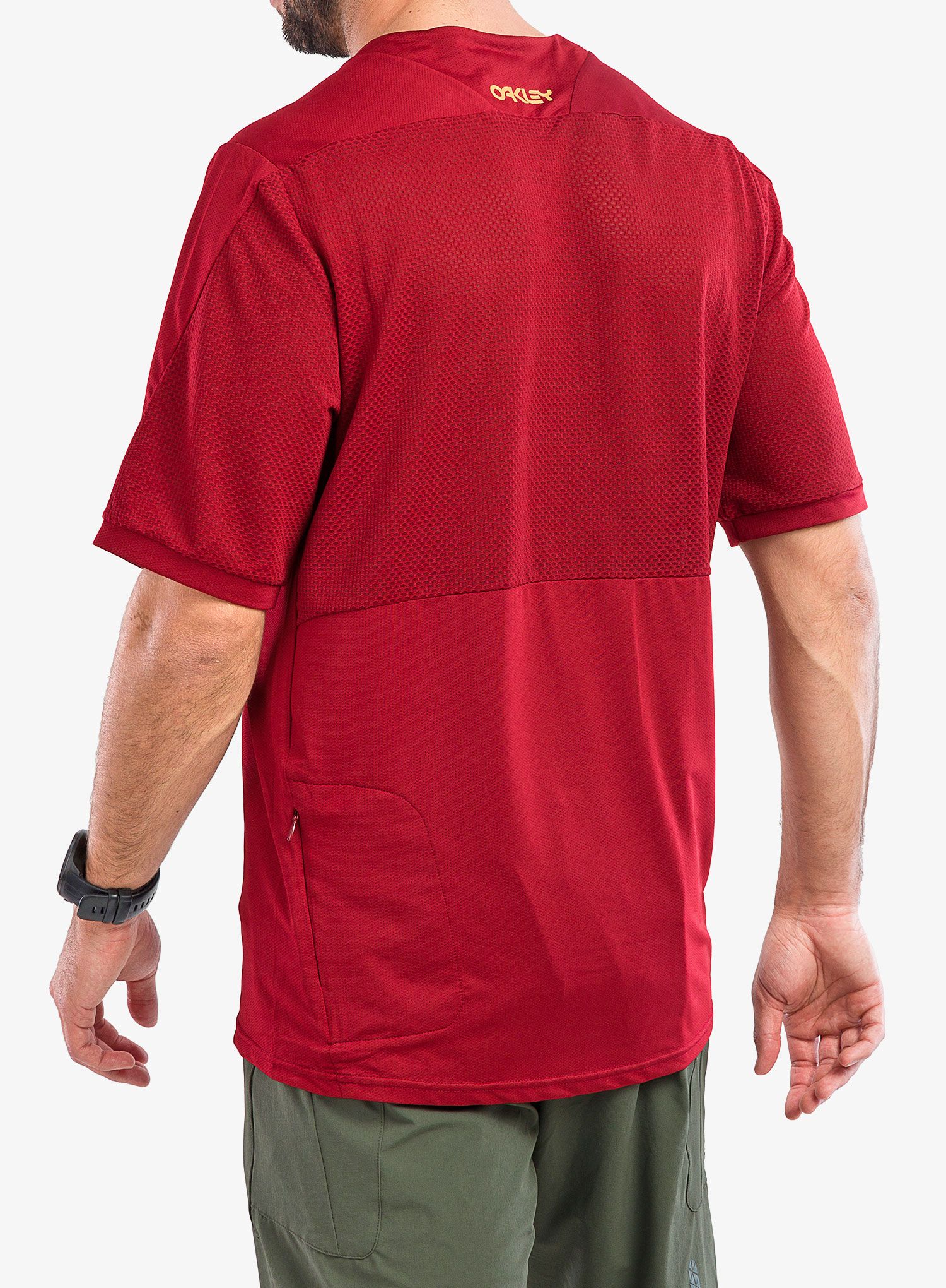 Rychleschnoucí tričko Oakley Factory Pilot Mtb SS Jersey II - iron red