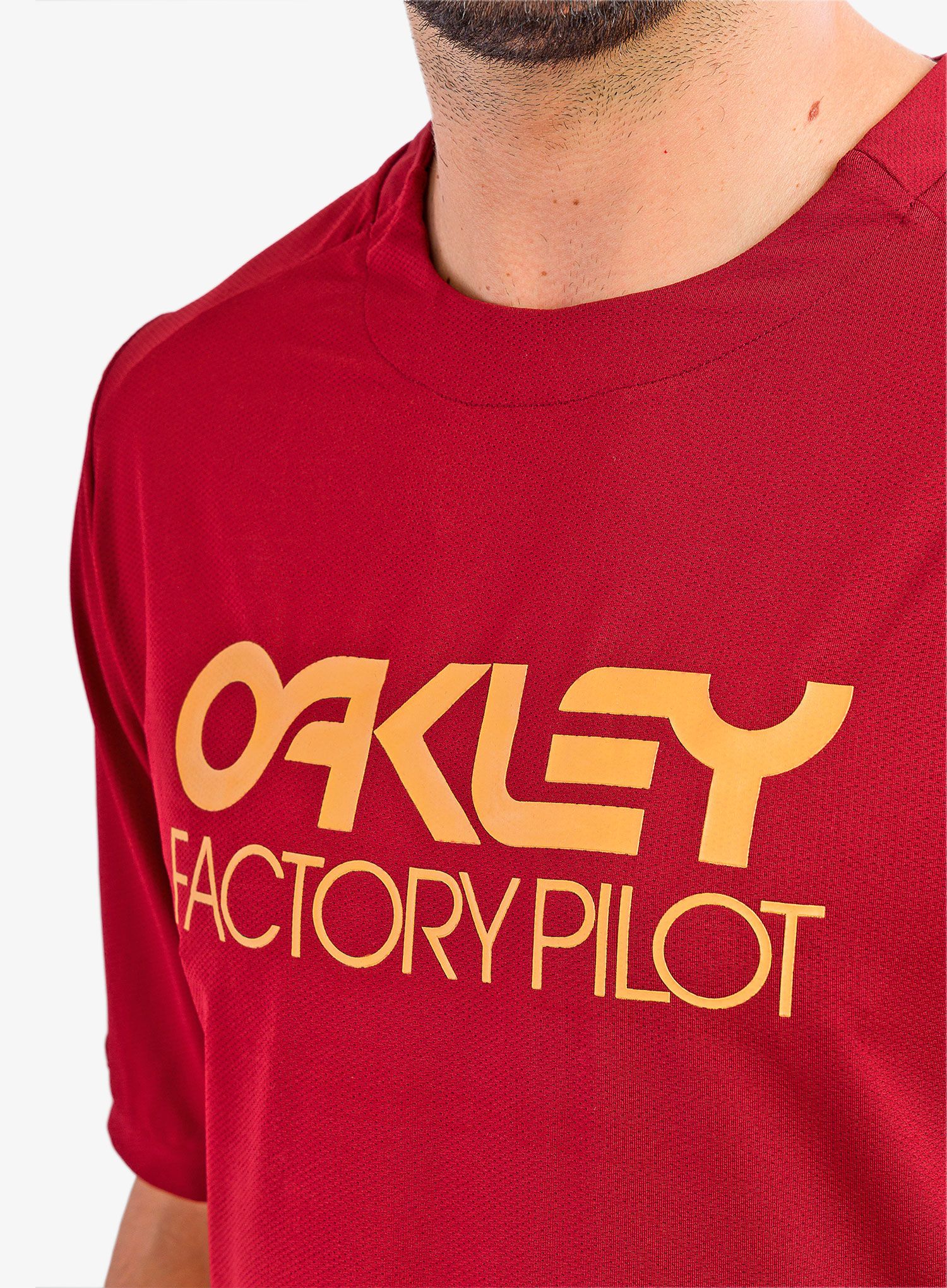 Rychleschnoucí tričko Oakley Factory Pilot Mtb SS Jersey II - iron red