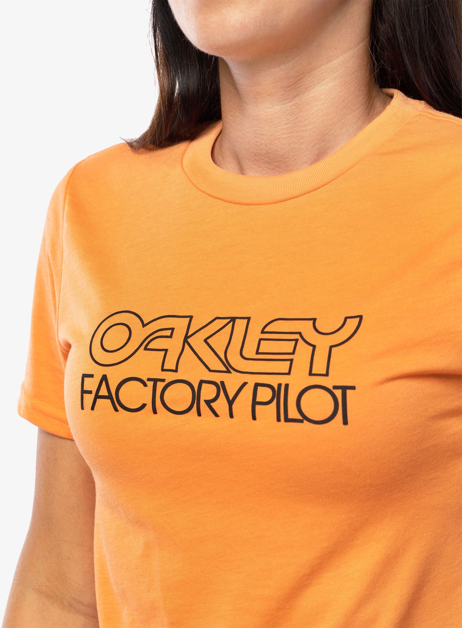 Dámské rychleschnoucí triko Oakley Factory Pilot Tee - soft orange