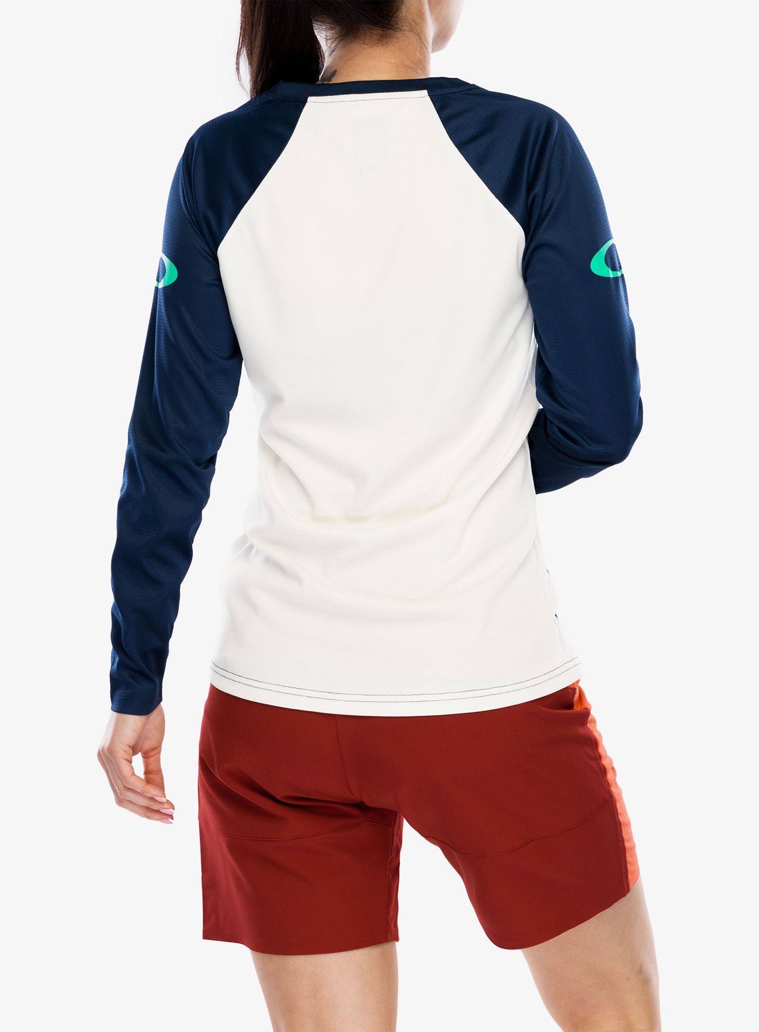 Cyklistická mikina dámská Oakley Free Ride LS Jersey - team navy