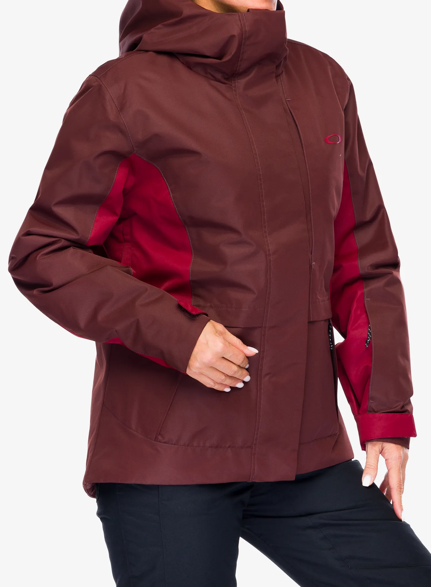 Dámská lyžařská bunda Oakley Heavenly RC Jacket - grenache/iron red
