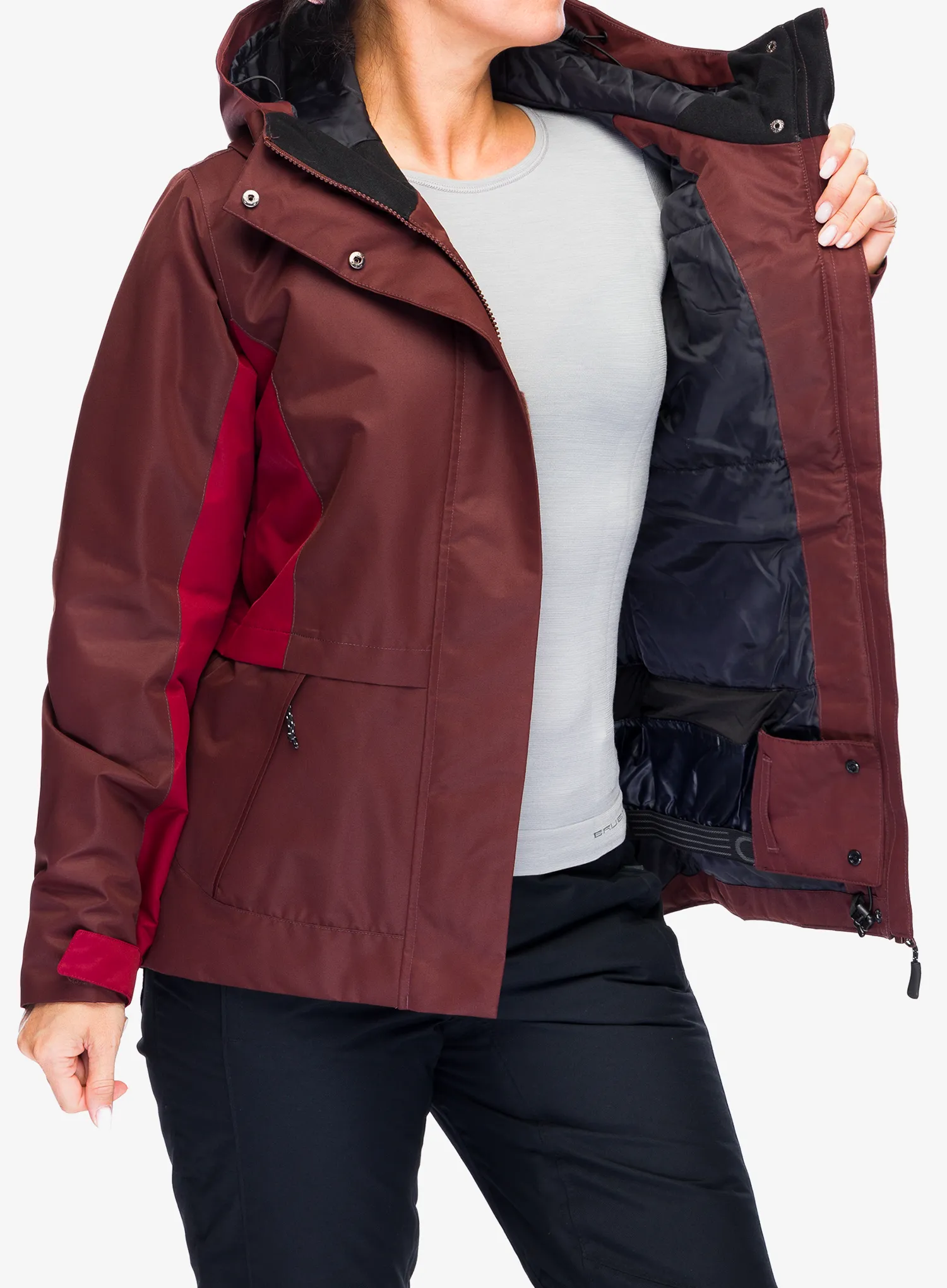 Dámská lyžařská bunda Oakley Heavenly RC Jacket - grenache/iron red