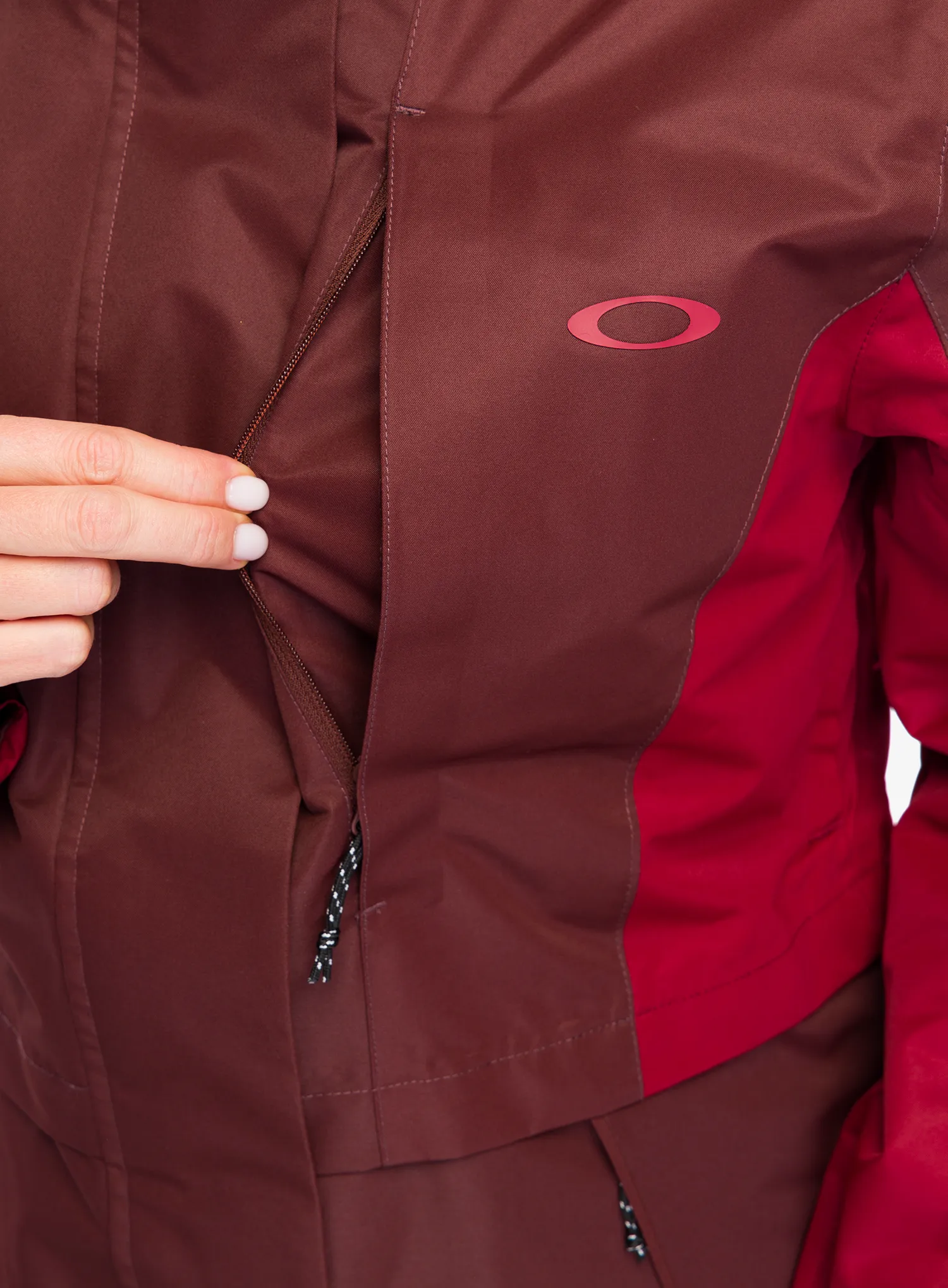 Dámská lyžařská bunda Oakley Heavenly RC Jacket - grenache/iron red