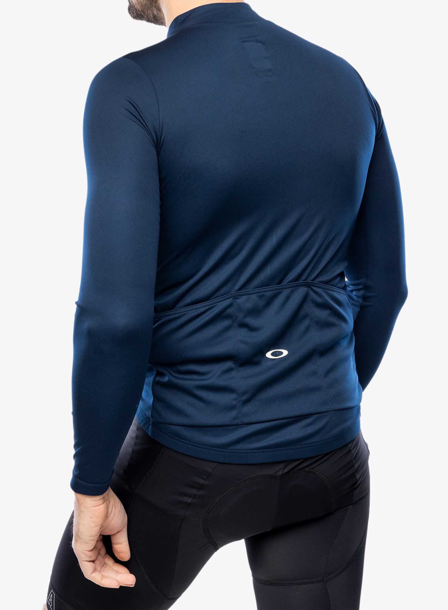 Cyklo mikina Oakley Icon Classic L/S Jersey - team navy