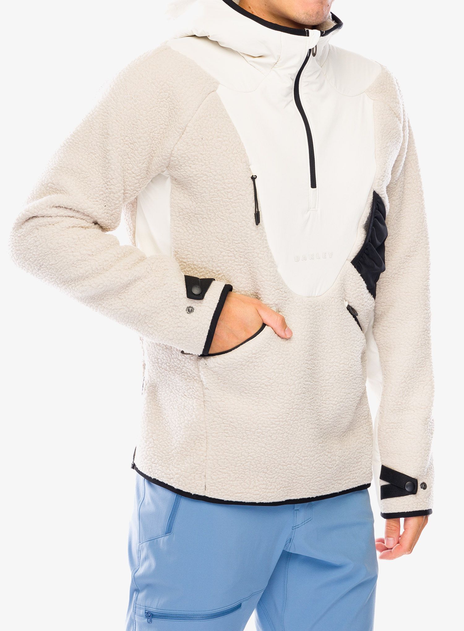 Mikina Oakley Latitude Flex Sherpa - white birch