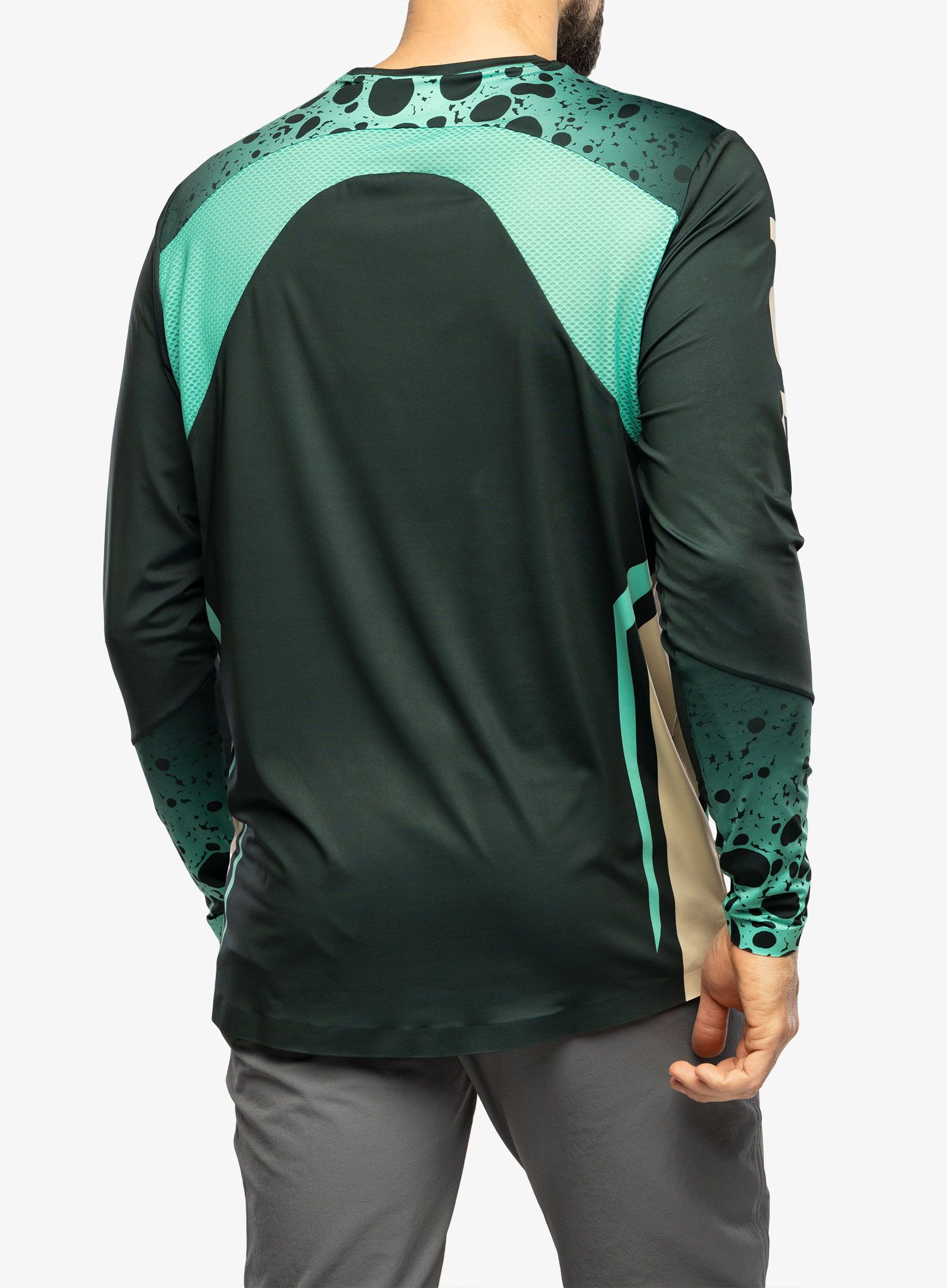 Cyklistická mikina Oakley Maven RC L/S Jersey - green frog