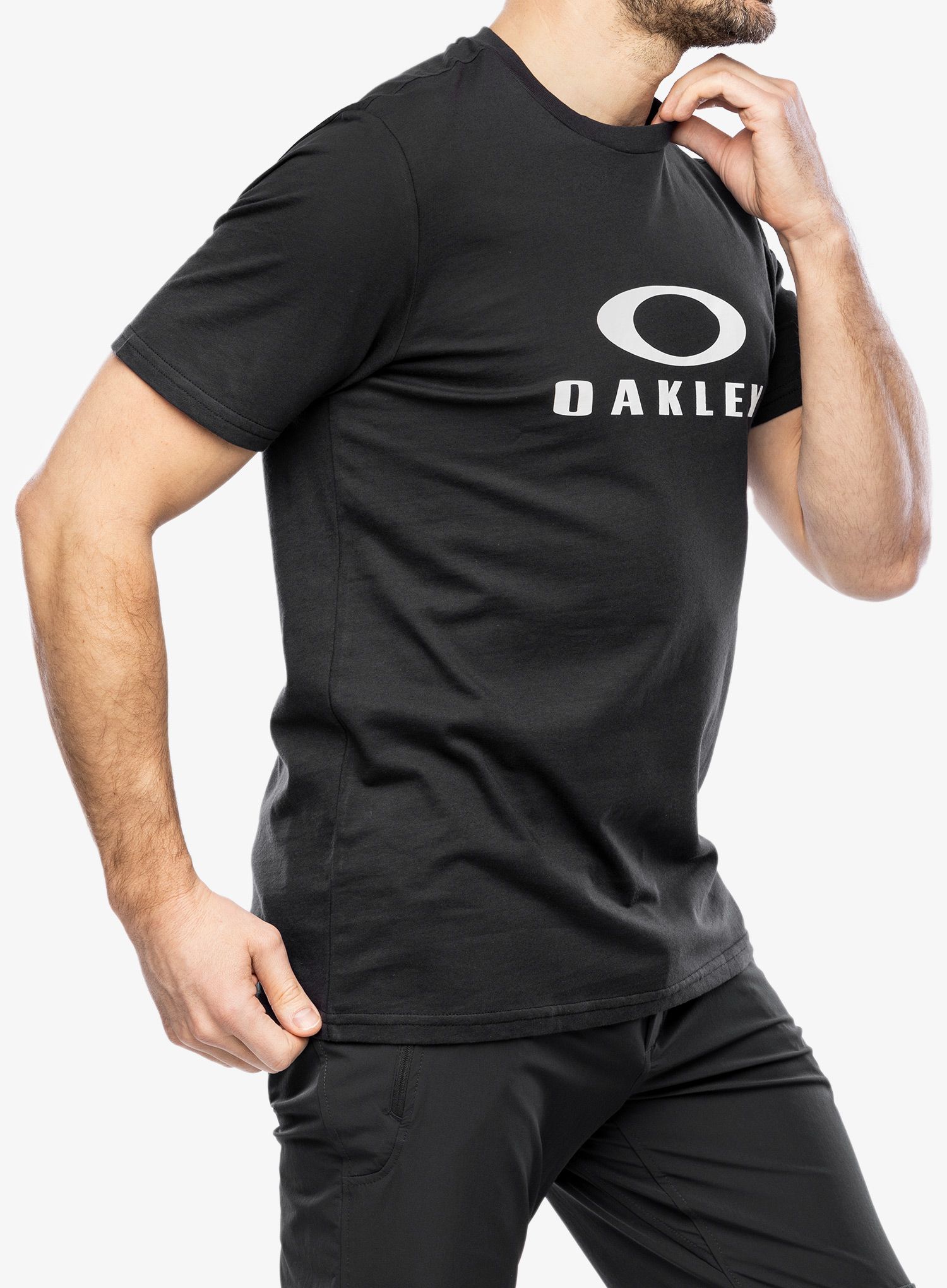 Tričko s potiskem Oakley O Bark 2.0 - blackout