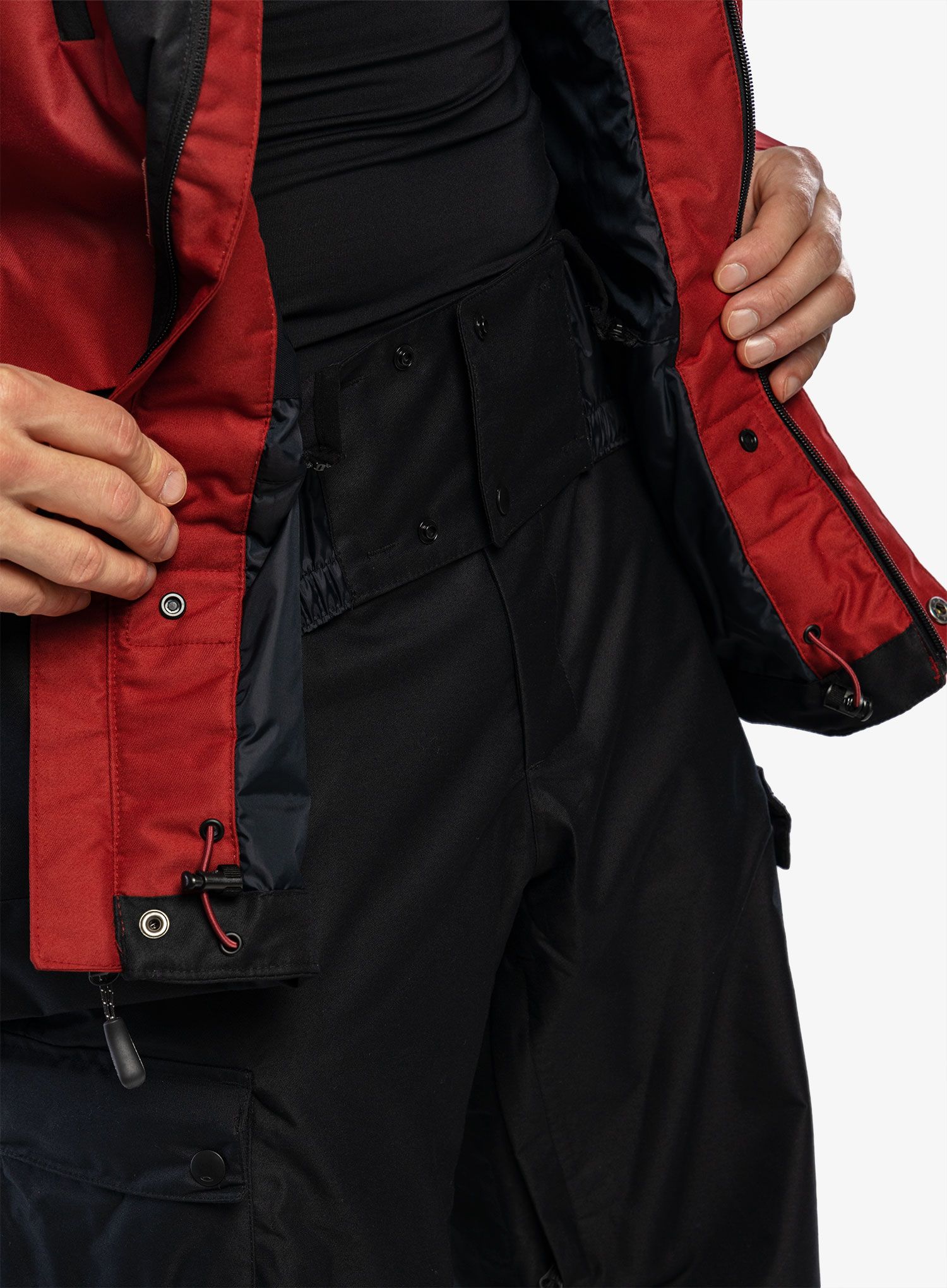 Izolovaná bunda Oakley Sierra Insulated Jacket - iron red/blackout