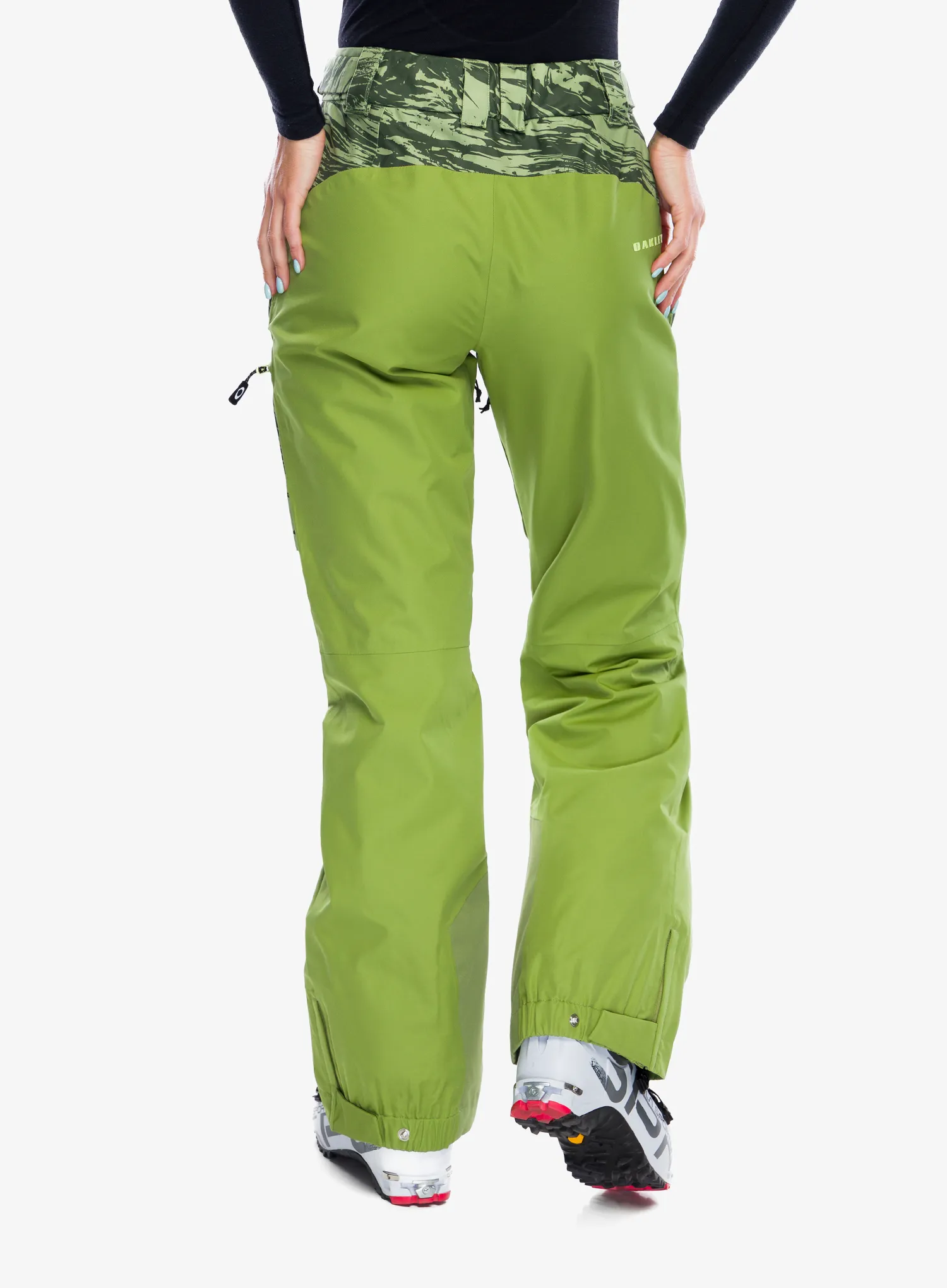 Kalhoty dámské Oakley TC Juno Reduct Shell Pant 2.0 - duality swirl dbl green