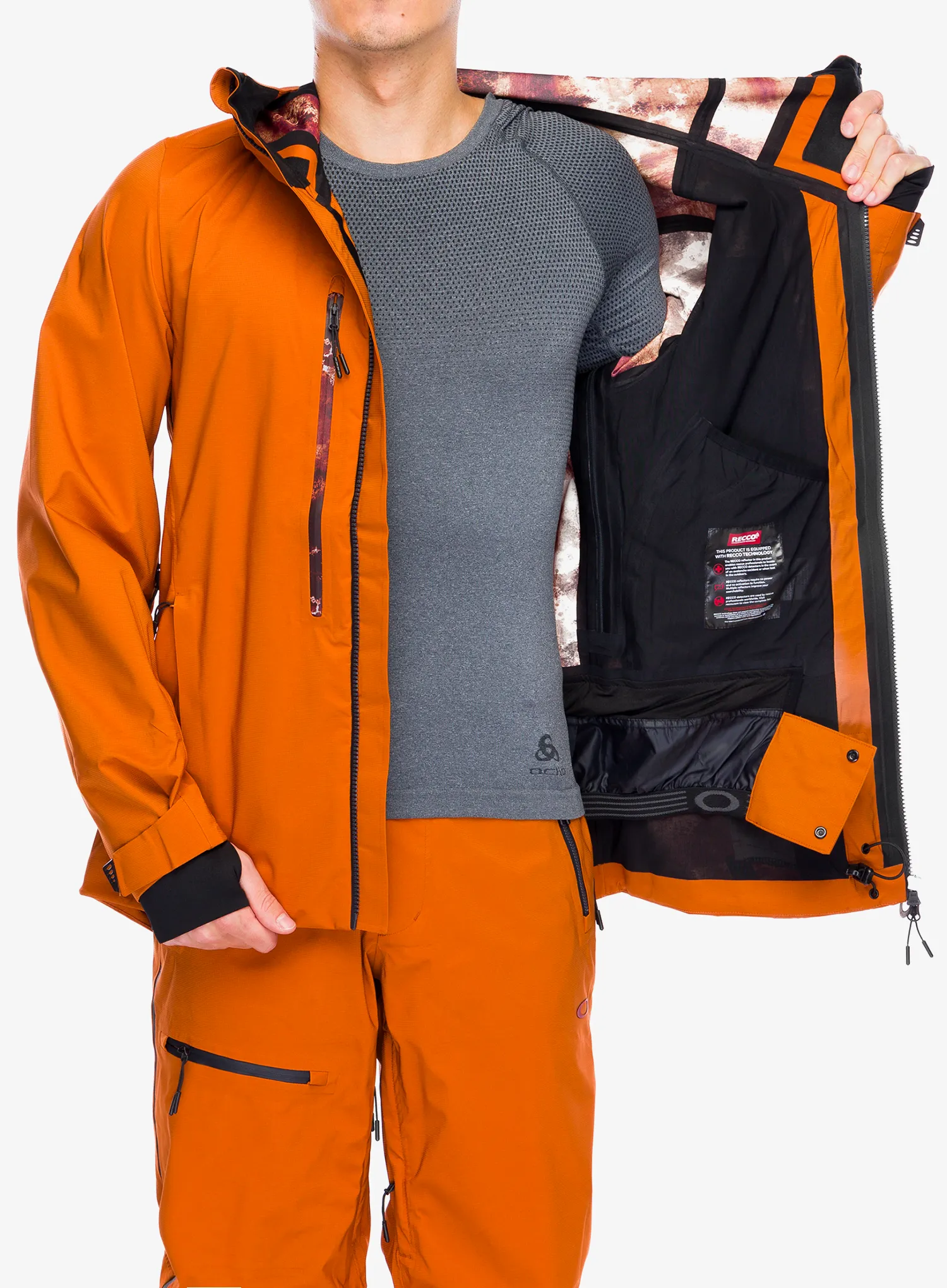 Lyžařská bunda Oakley TC Outpost RC Shell Jacket - ginger