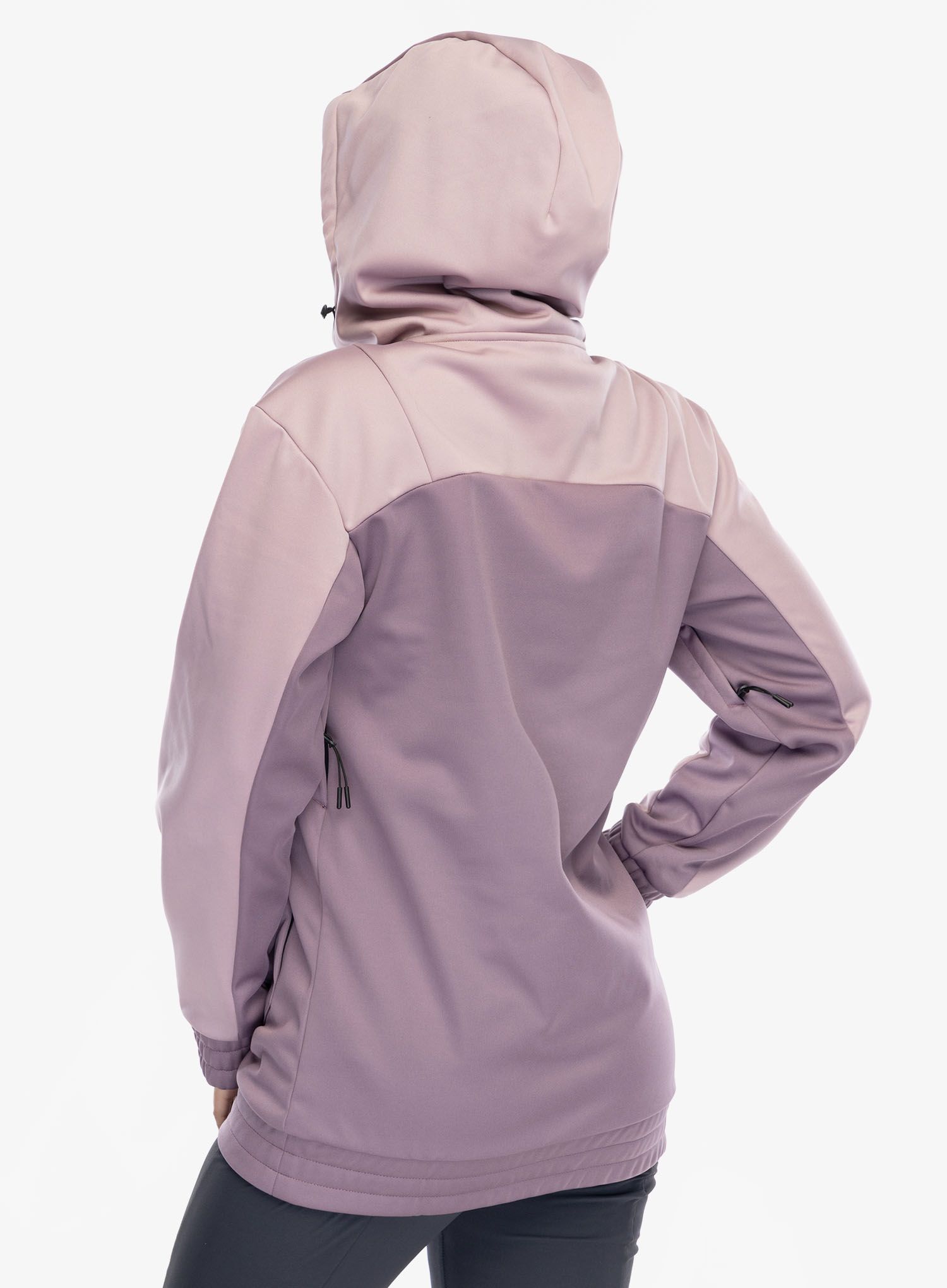 Softshellová bunda dámská Oakley TNP Nose Grab Softshell Hoodie - double toadstool