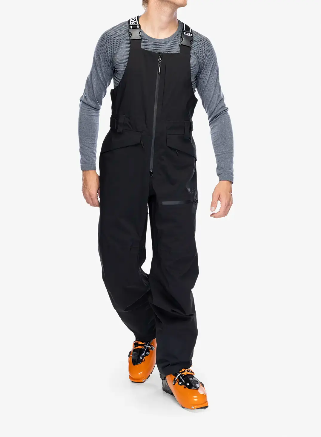 Lyžařské kalhoty Oakley TNP Shell Bib - blackout