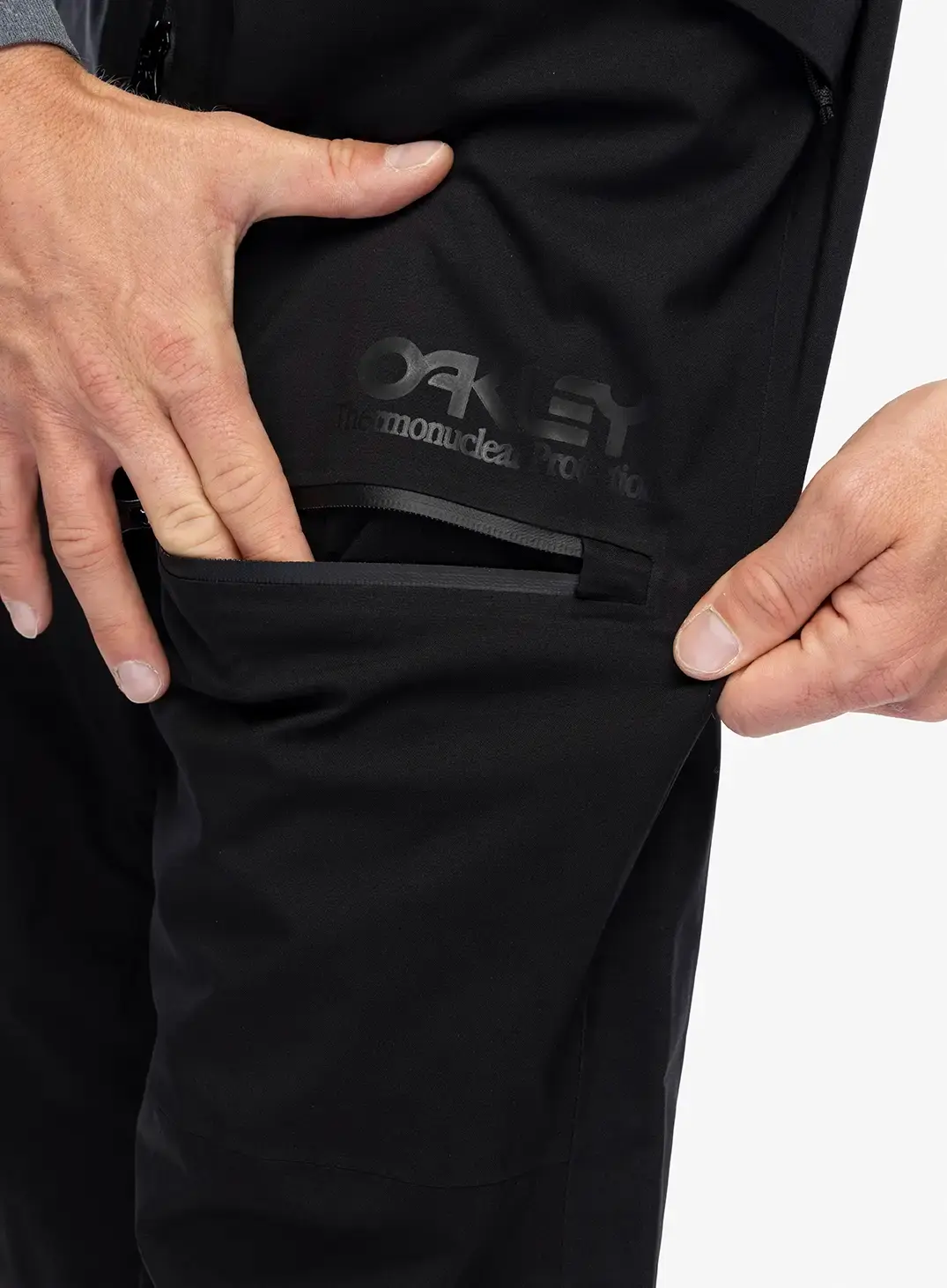Lyžařské kalhoty Oakley TNP Shell Bib - blackout