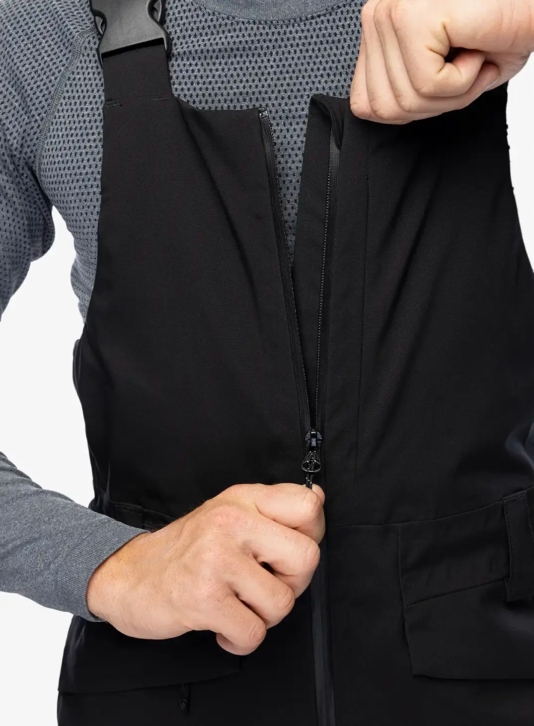 Lyžařské kalhoty Oakley TNP Shell Bib - blackout
