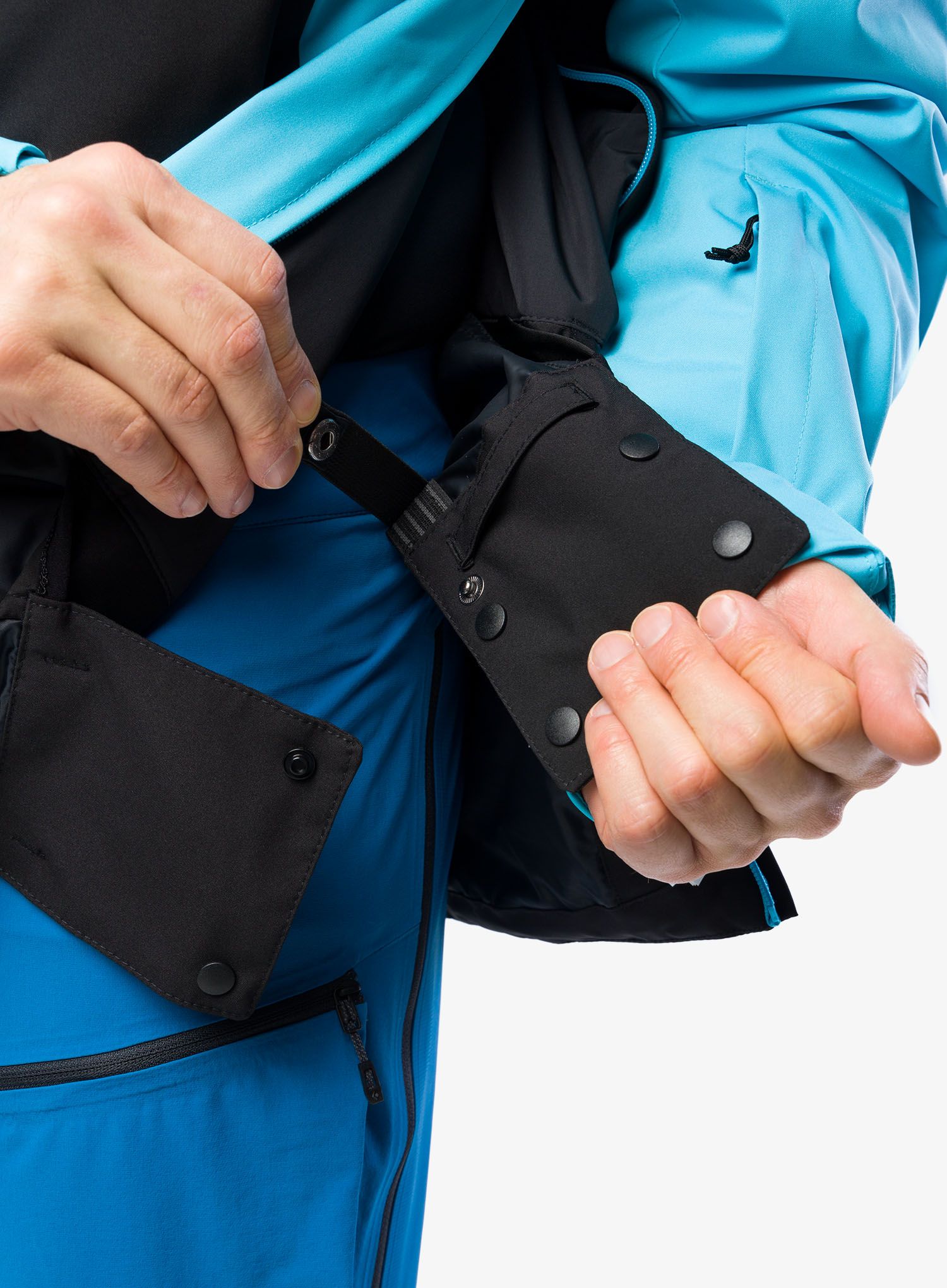 Lyžařská bunda Oakley TNP TBT Insulated Anorak - black/bright blue