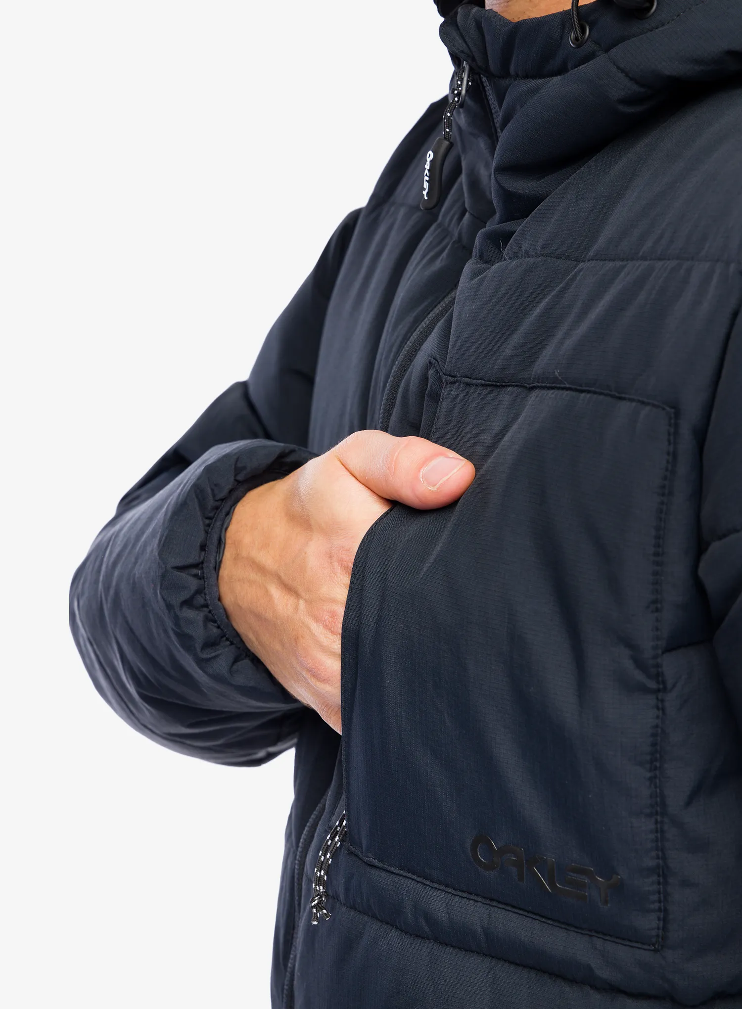 Zateplená bunda Oakley Tahoe Puffy RC Jacket - blackout
