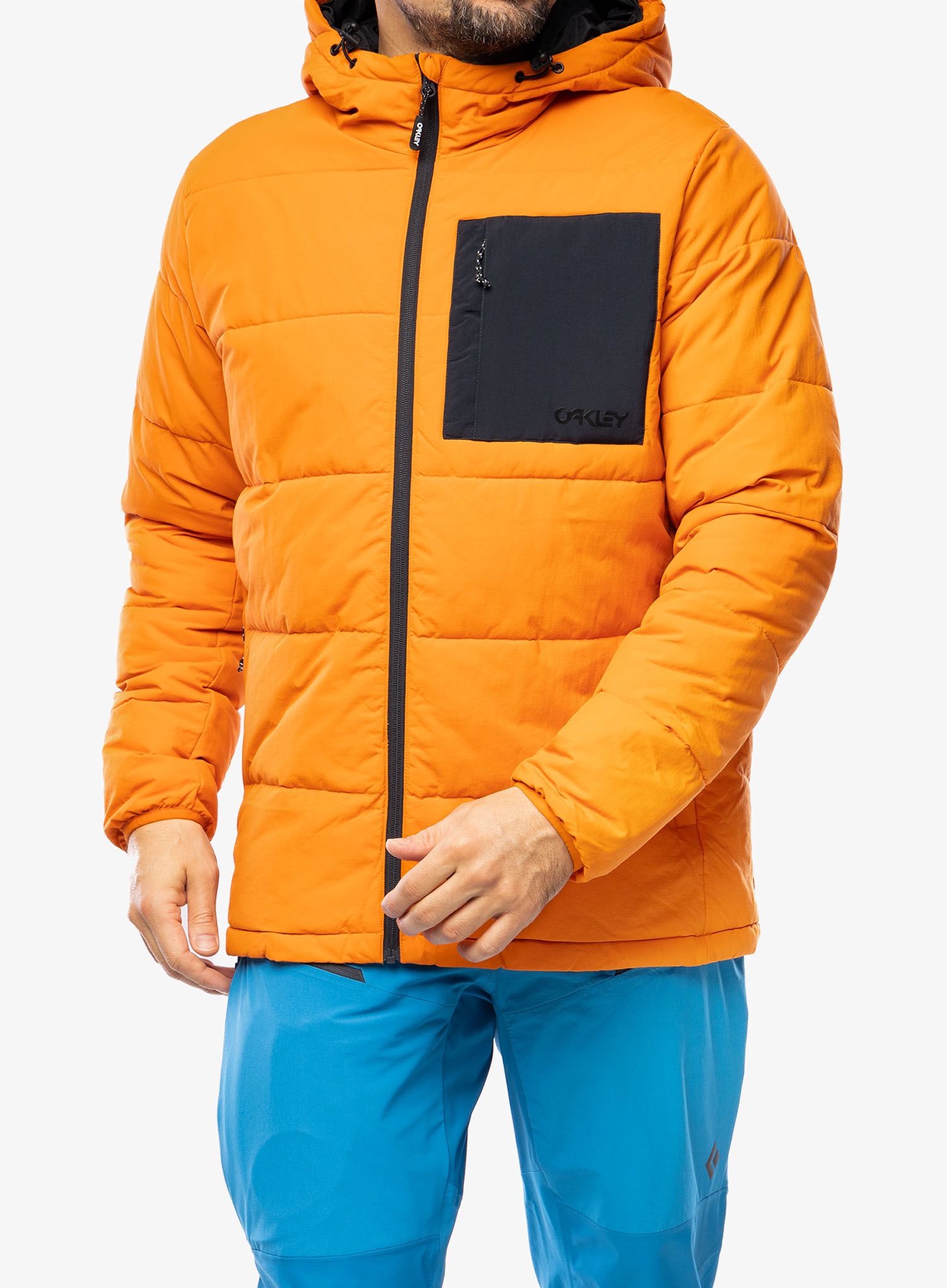 Zateplená bunda Oakley Tahoe Puffy RC Jacket - burnt orange