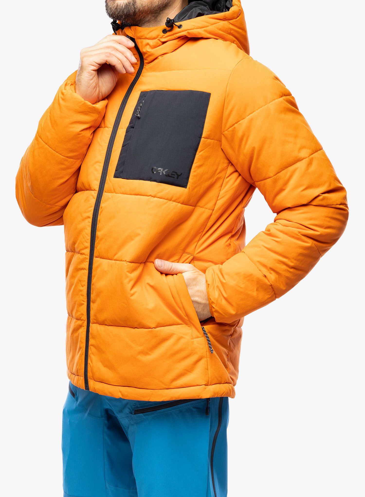 Zateplená bunda Oakley Tahoe Puffy RC Jacket - burnt orange