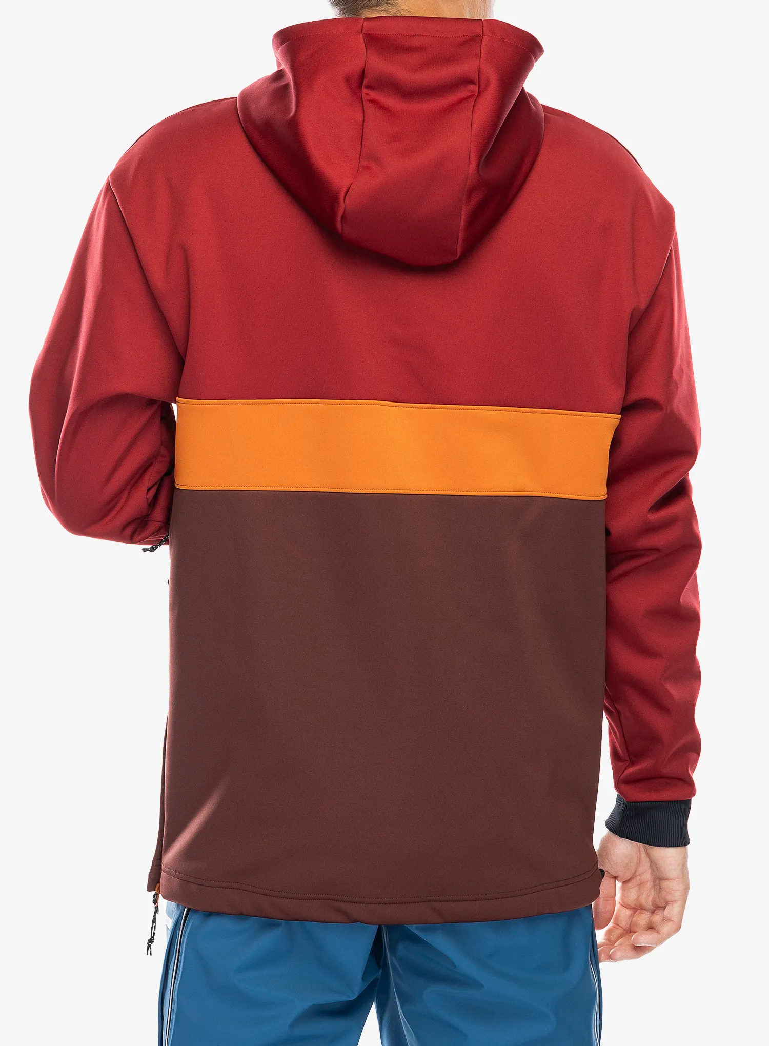 Lyžařská bunda Oakley Tnp Nose Grab Softshell Hoodie - grenache/iron red