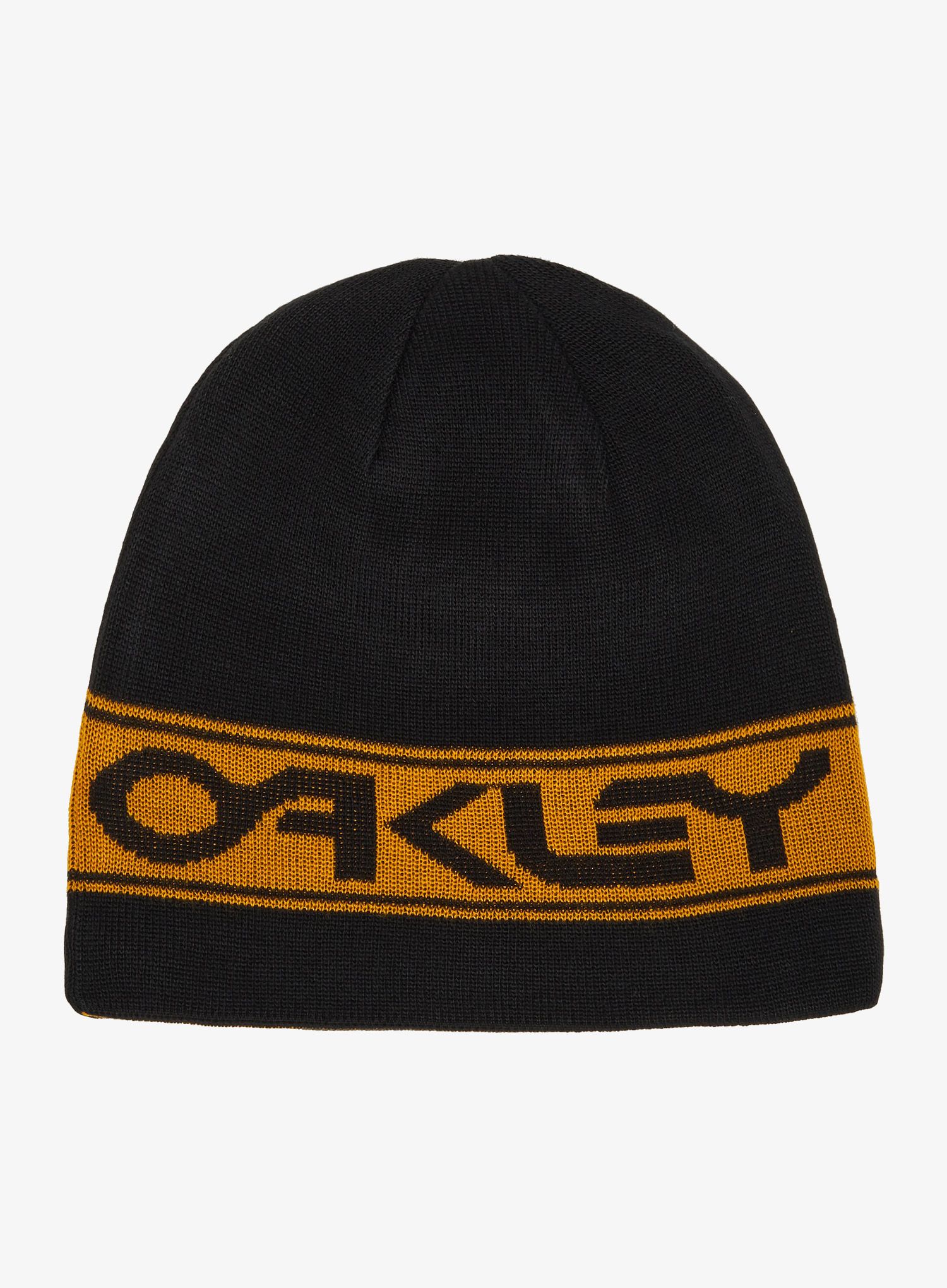 Zimní čepice Oakley Tnp Reversible Beanie - blackout/amber yellow