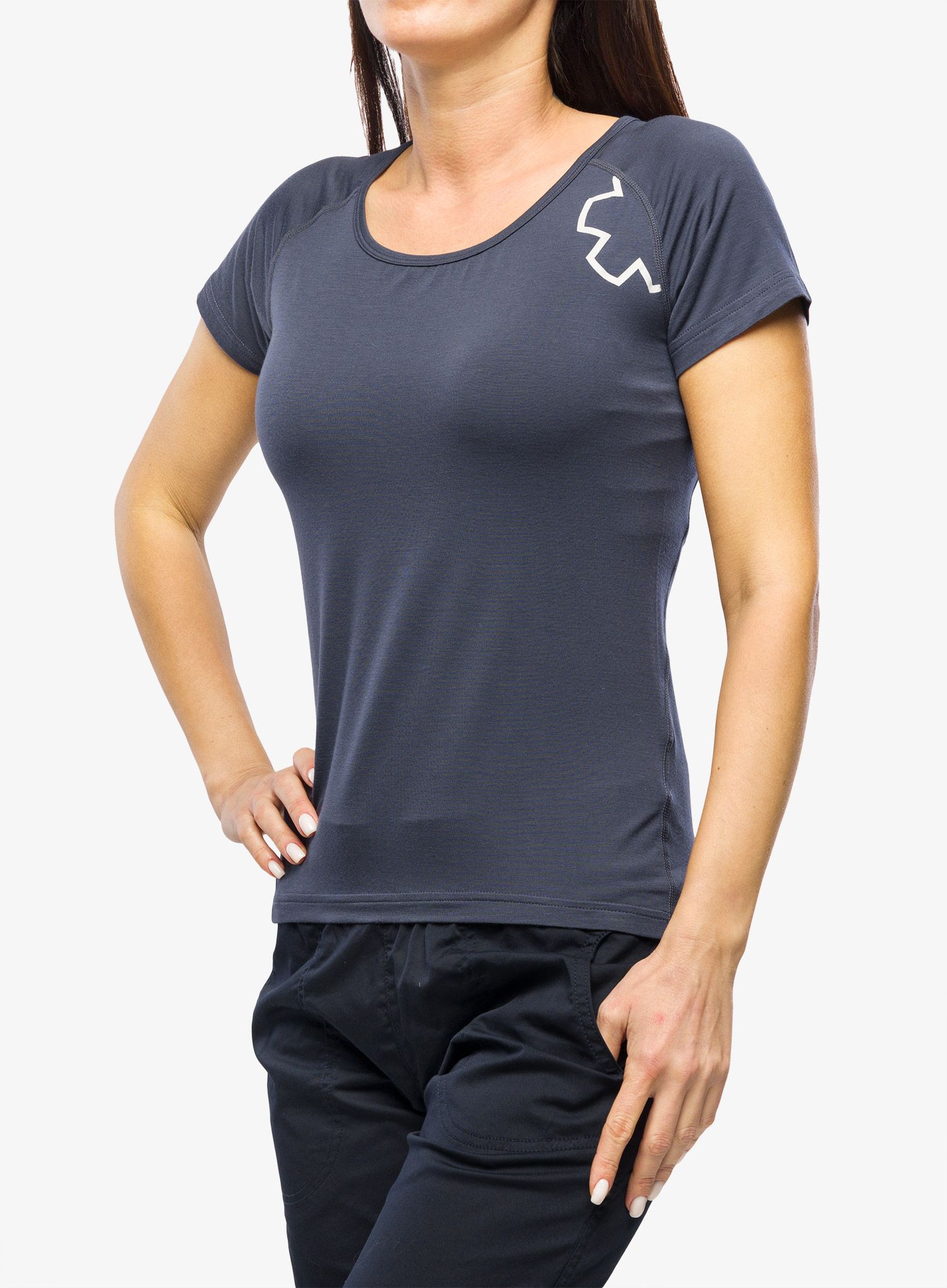 Dámské tričko Ocun Bamboo T Blossom - grey