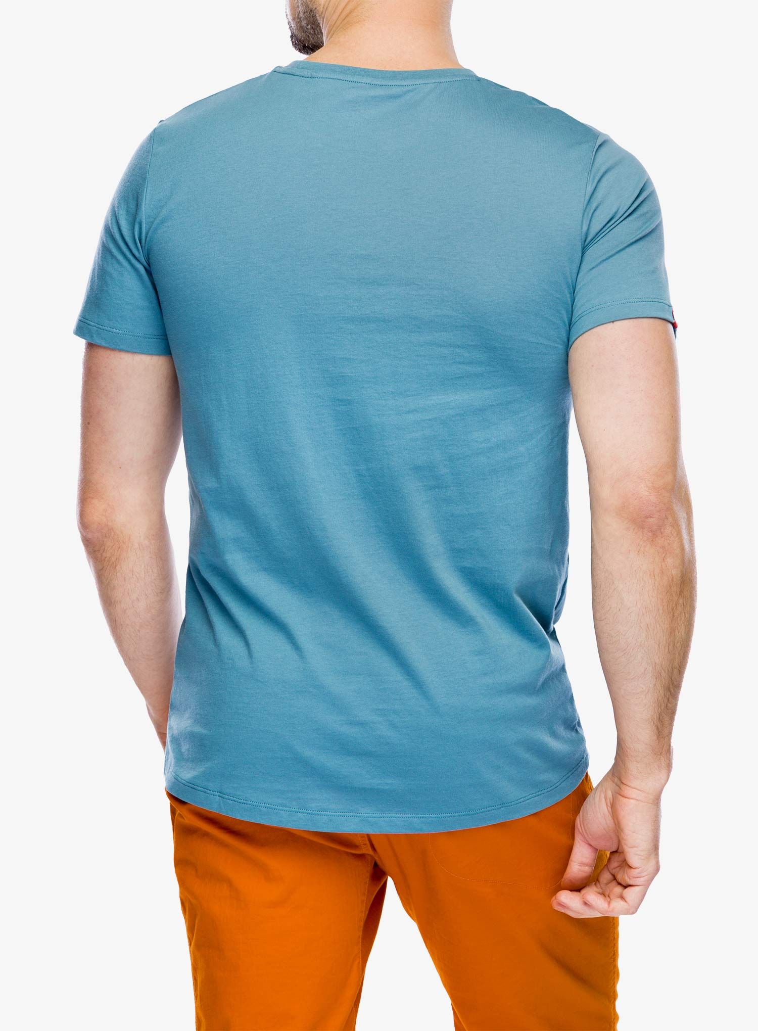 Lezecké triko Ocun Classic T Bus-Stone - blue hydro