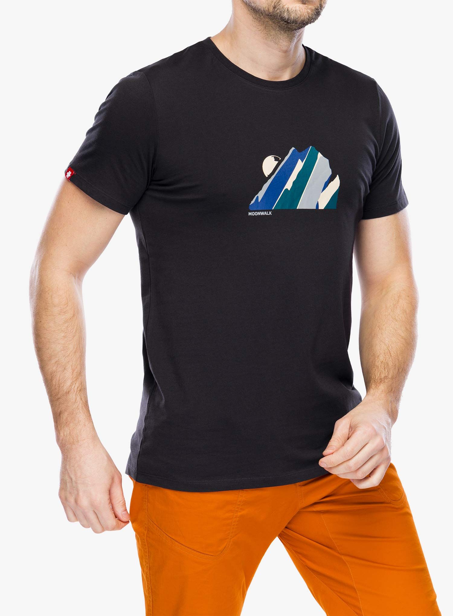 Lezecké triko Ocun Classic T Moonwalk - anthracite obsidian