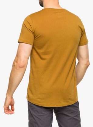 Tričko s potiskem Ocun Classic T Stoneman - brown bronze