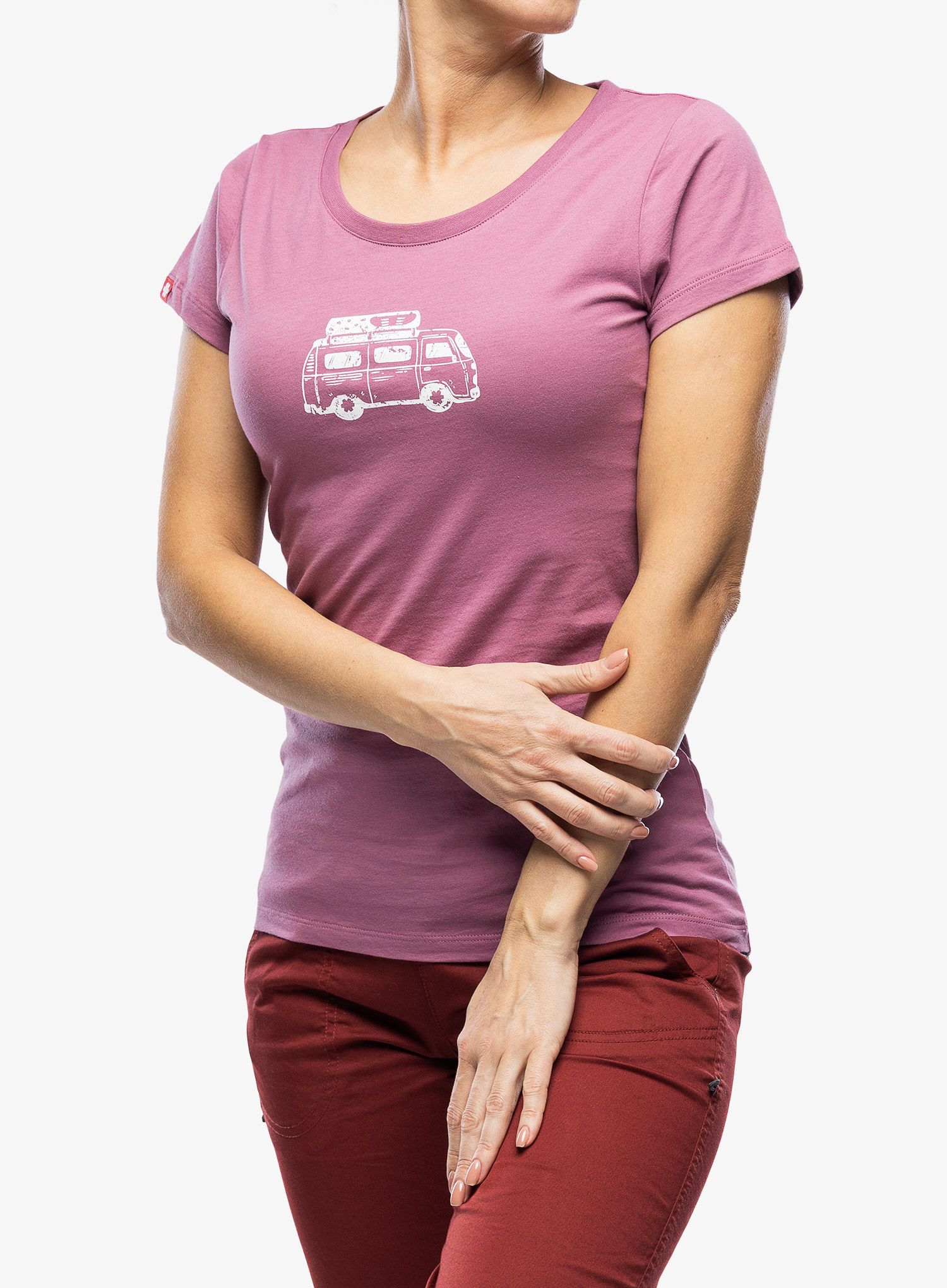 Dámské bavlněné tričko Ocun Classic T - pink mellow mauve