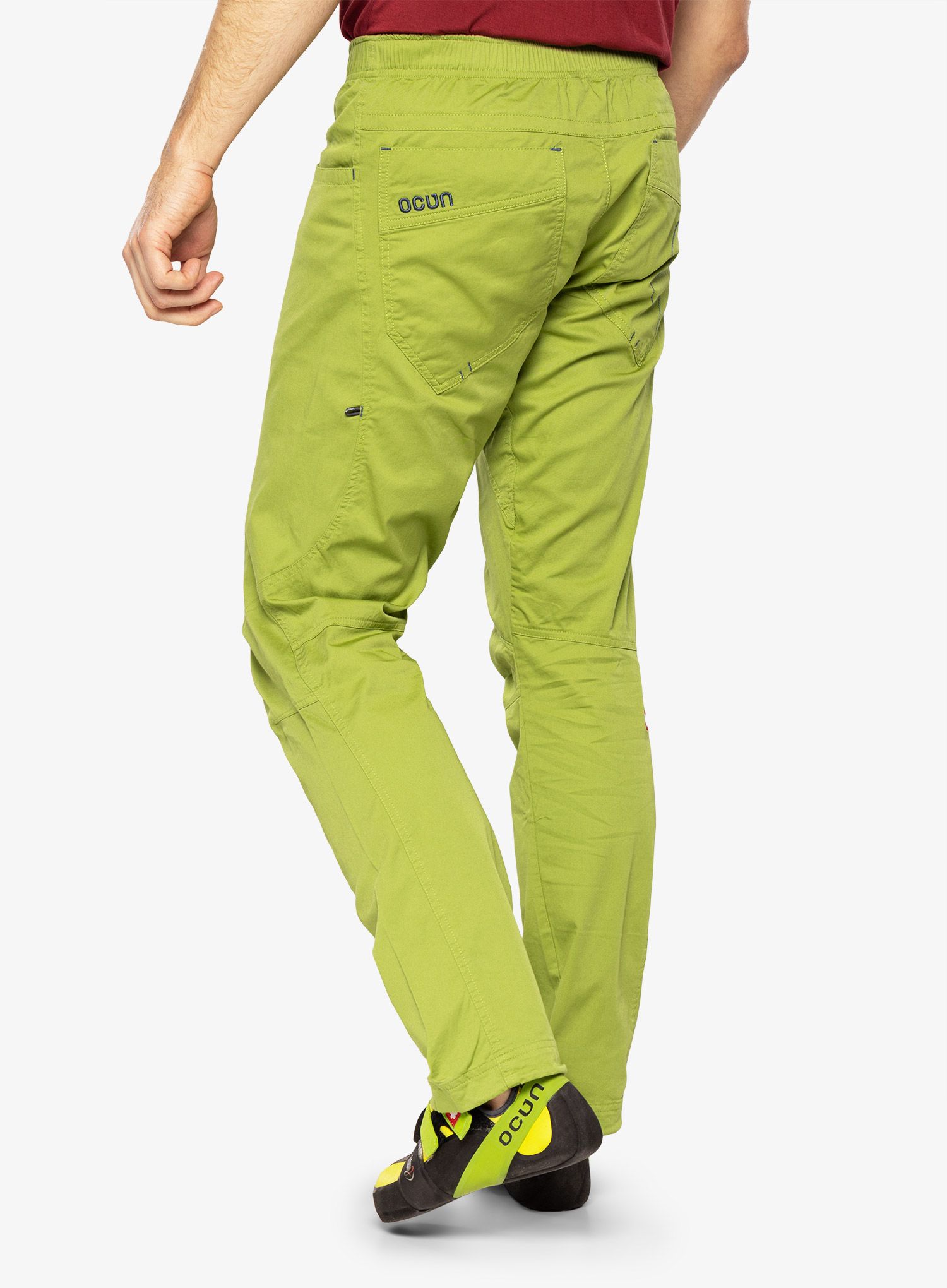 Lezecké kalhoty pánské Ocun Drago Organic Pants - green peridot