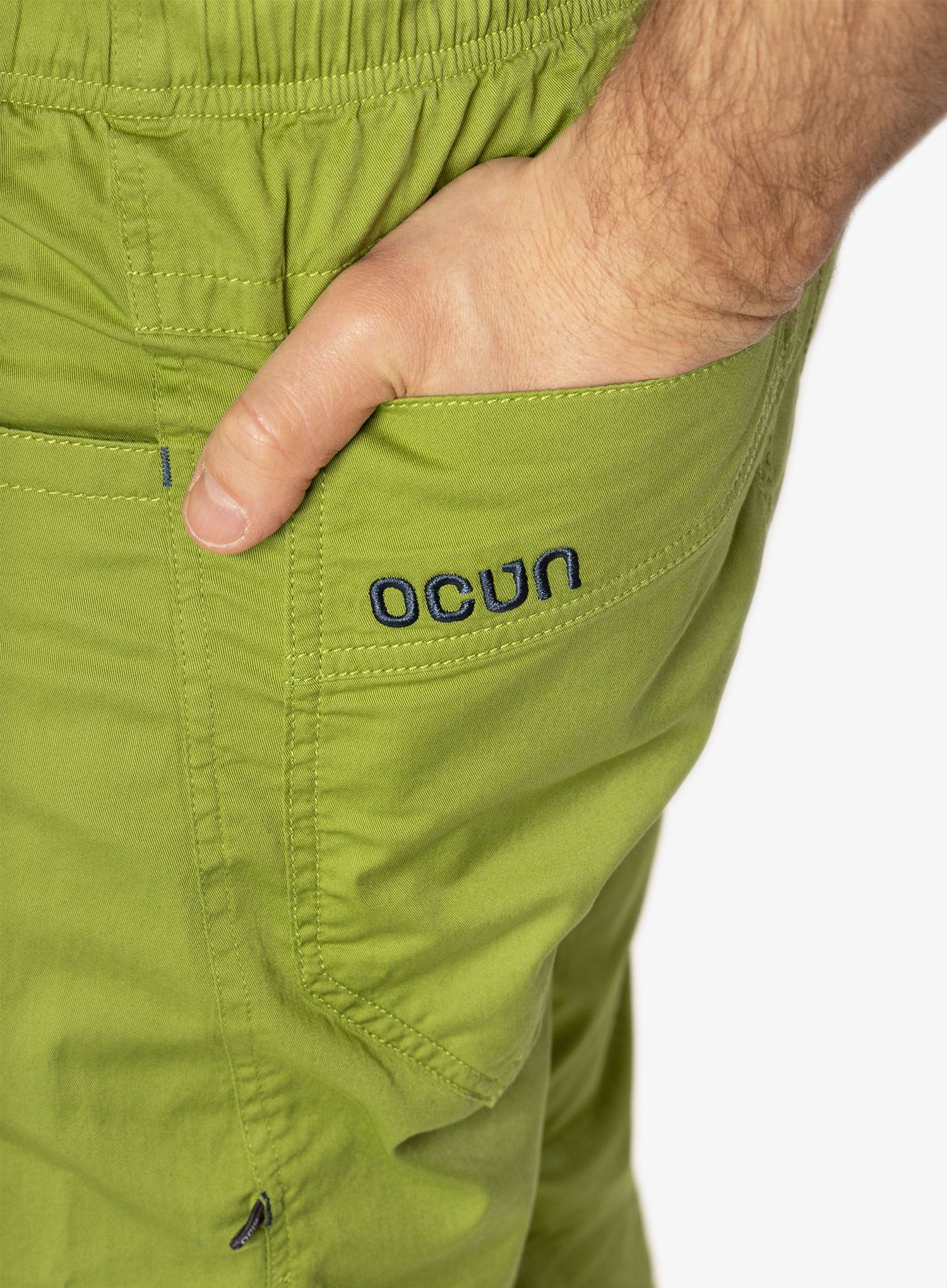 Lezecké kalhoty pánské Ocun Drago Organic Pants - green peridot