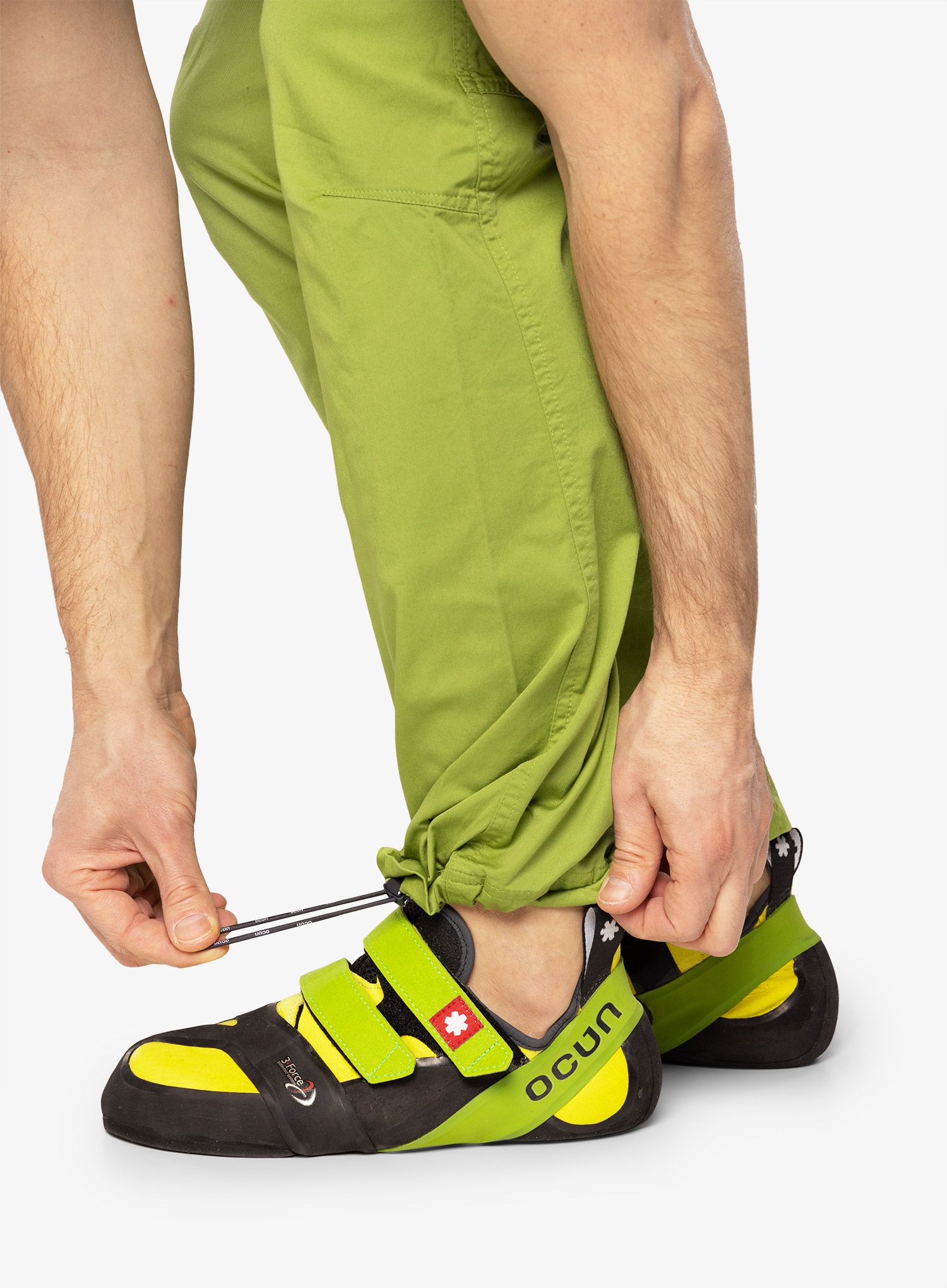 Lezecké kalhoty pánské Ocun Drago Organic Pants - green peridot