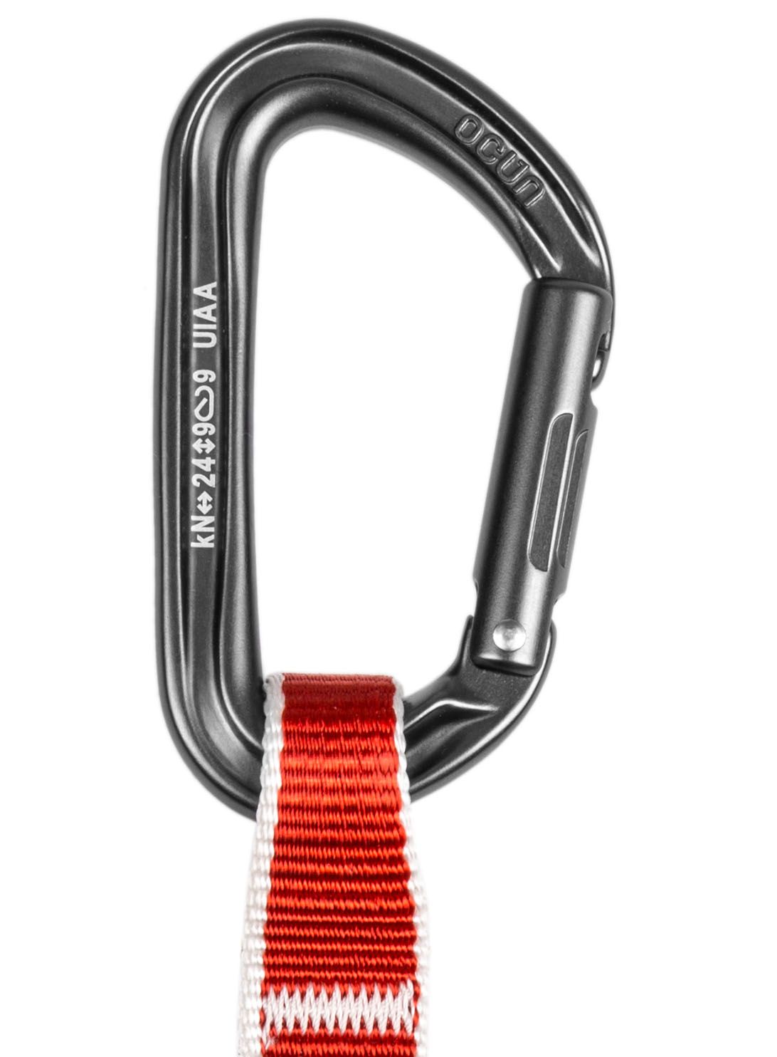 Lezecké expresky Ocun Hawk QD Zoom PA 15/22 mm 12 cm 6-pack - red