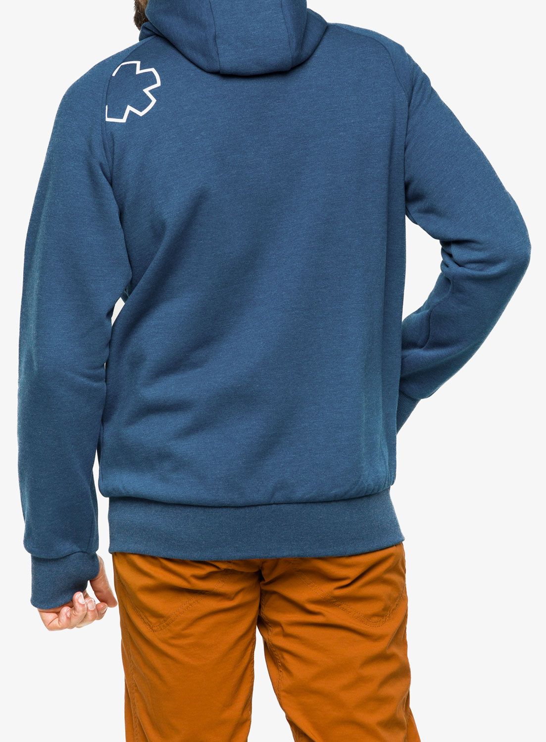 Mikina s kapucí Ocun Hoodie Zipper - blue opal/excalibur