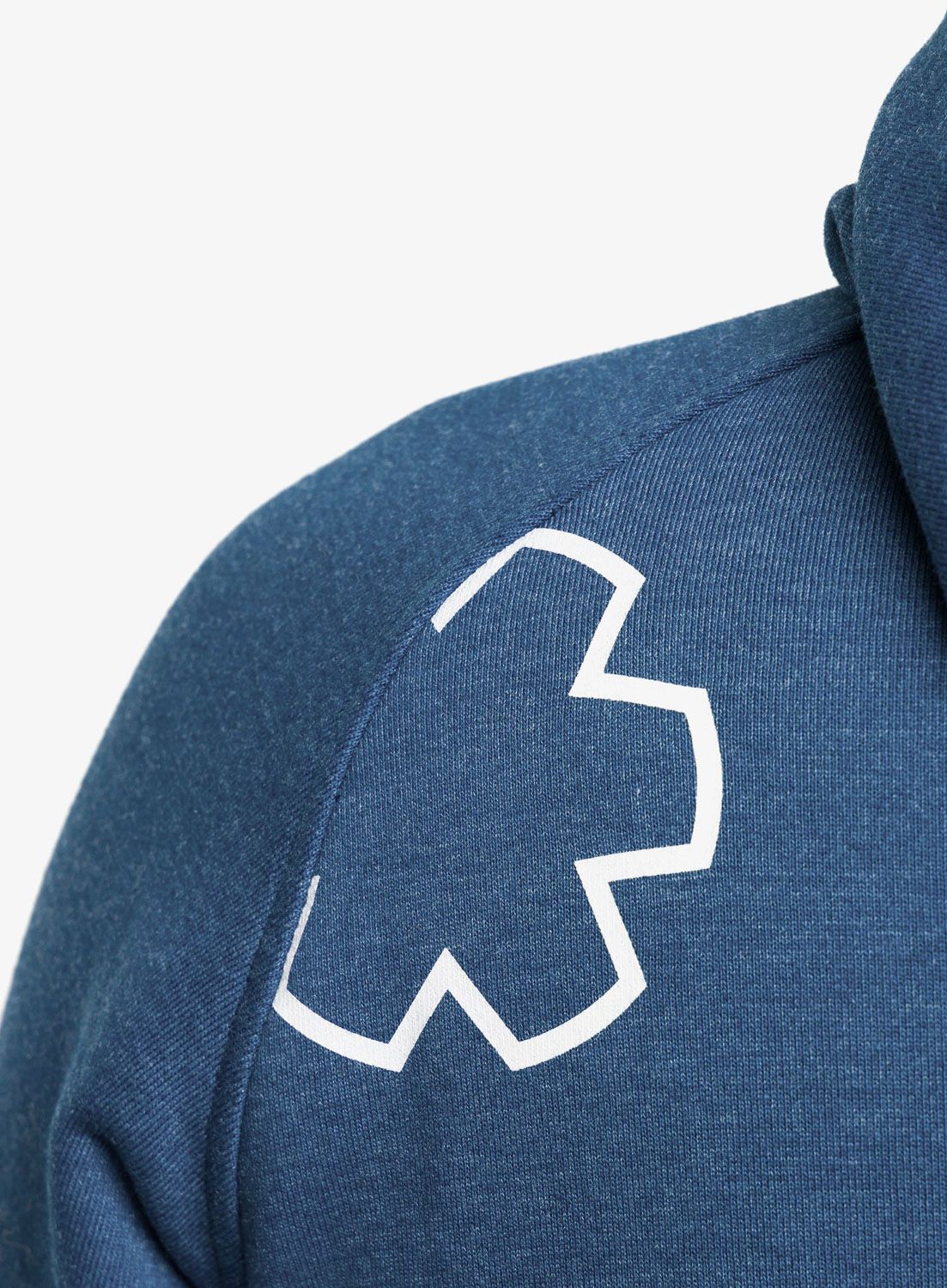 Mikina s kapucí Ocun Hoodie Zipper - blue opal/excalibur