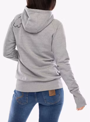 Dámská mikina na zip Ocun Hoodie Zipper - grey paloma/silverscone