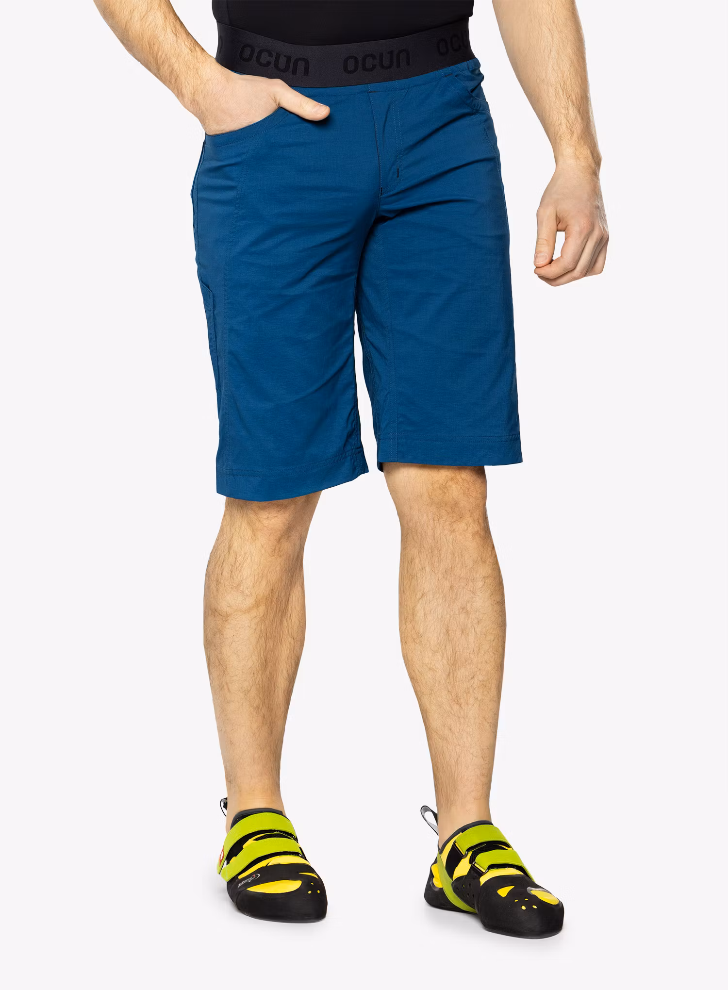 Lezecké kraťasy Ocun Mania Eco Shorts - blue opal