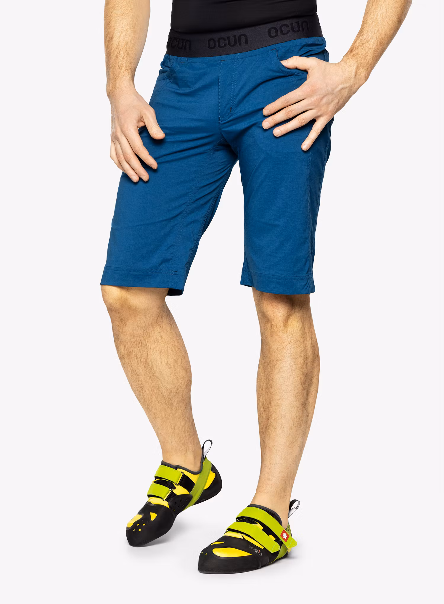 Lezecké kraťasy Ocun Mania Eco Shorts - blue opal