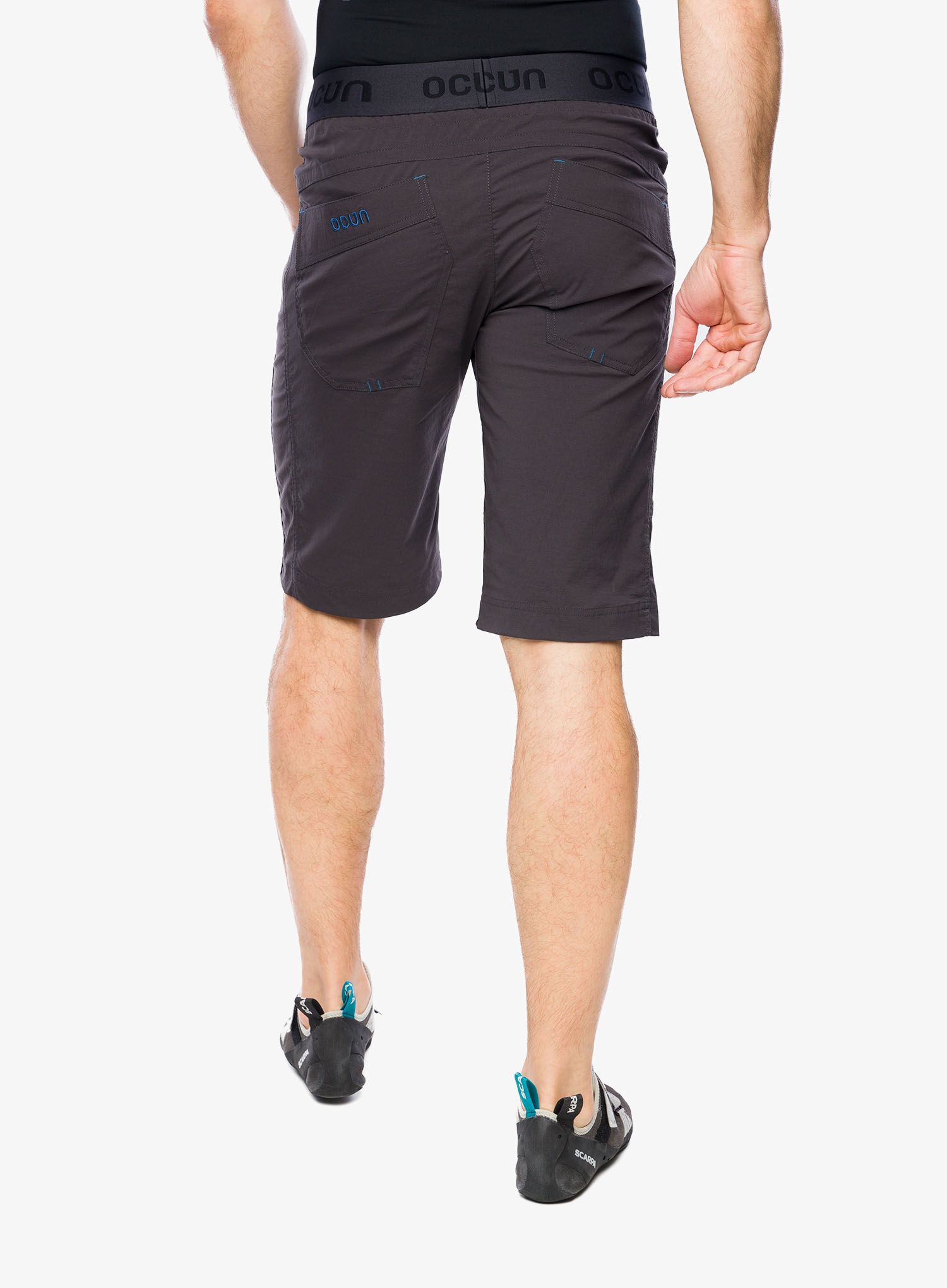 Lezecké kraťasy Ocun Mania Shorts - anthracite obsidian